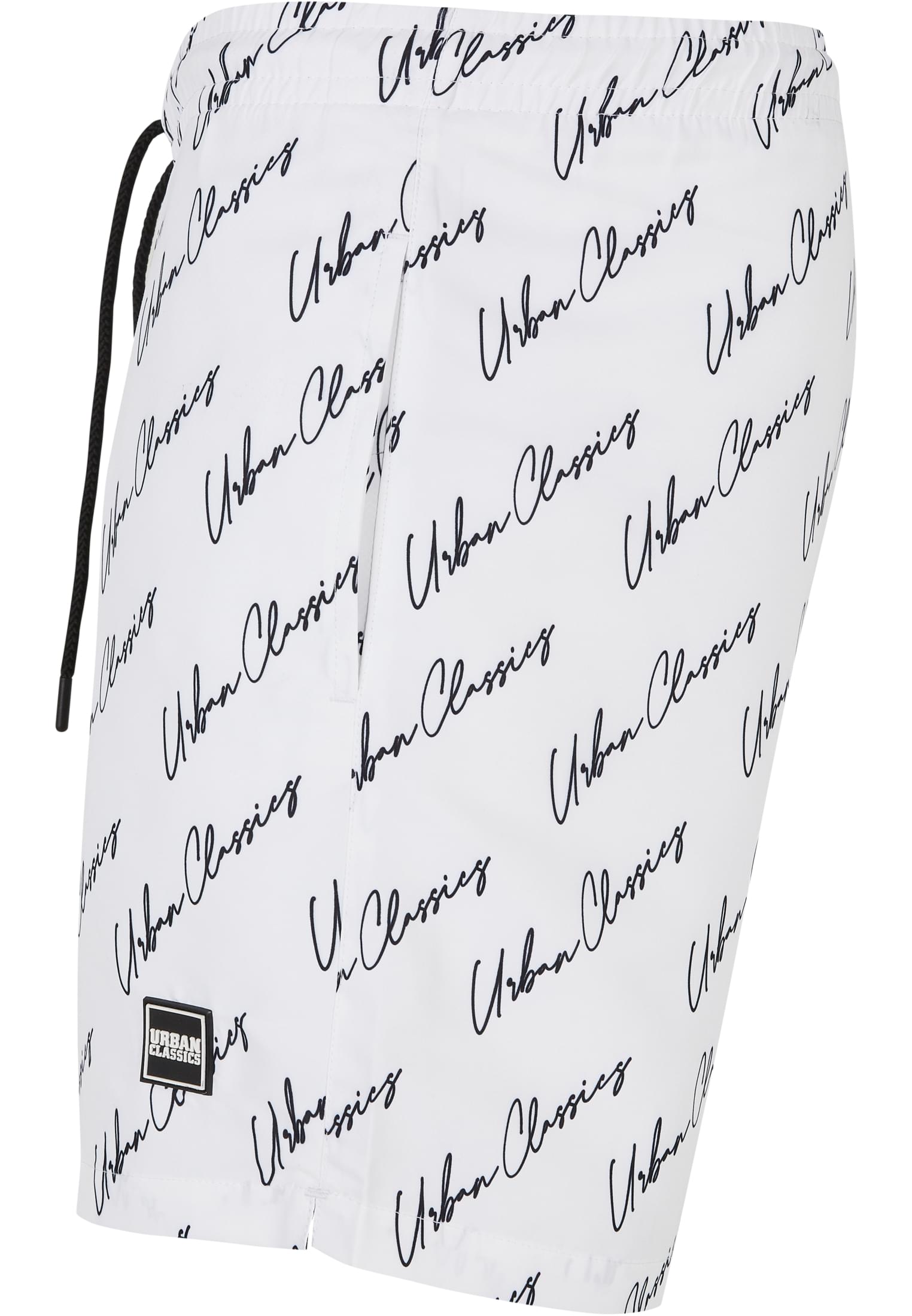 UC Men Pantaloncini Pattern�Swim whitescriptlogo