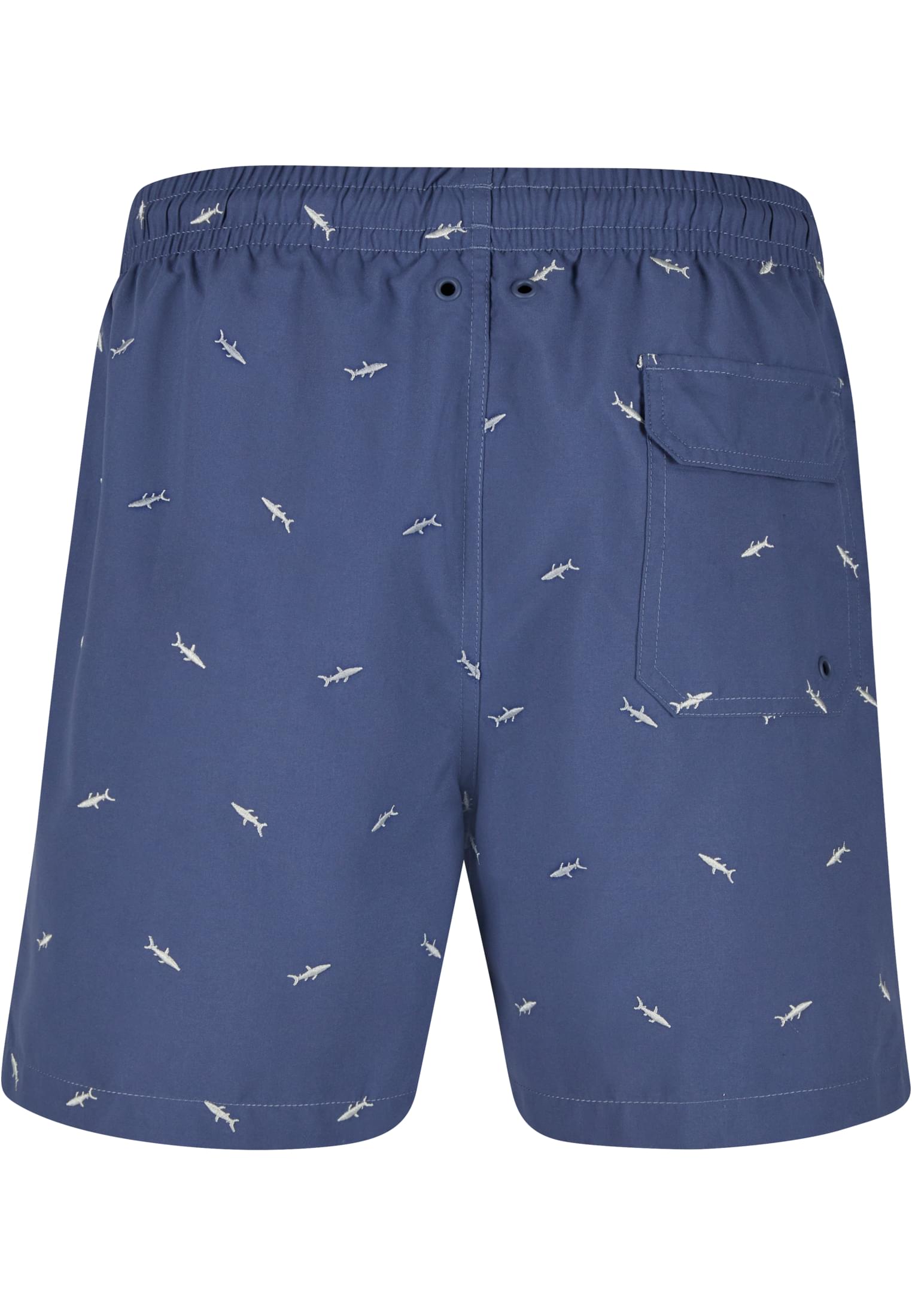 Urban Classics Pantaloncini Embroidery Swim vintageblue/frostmint