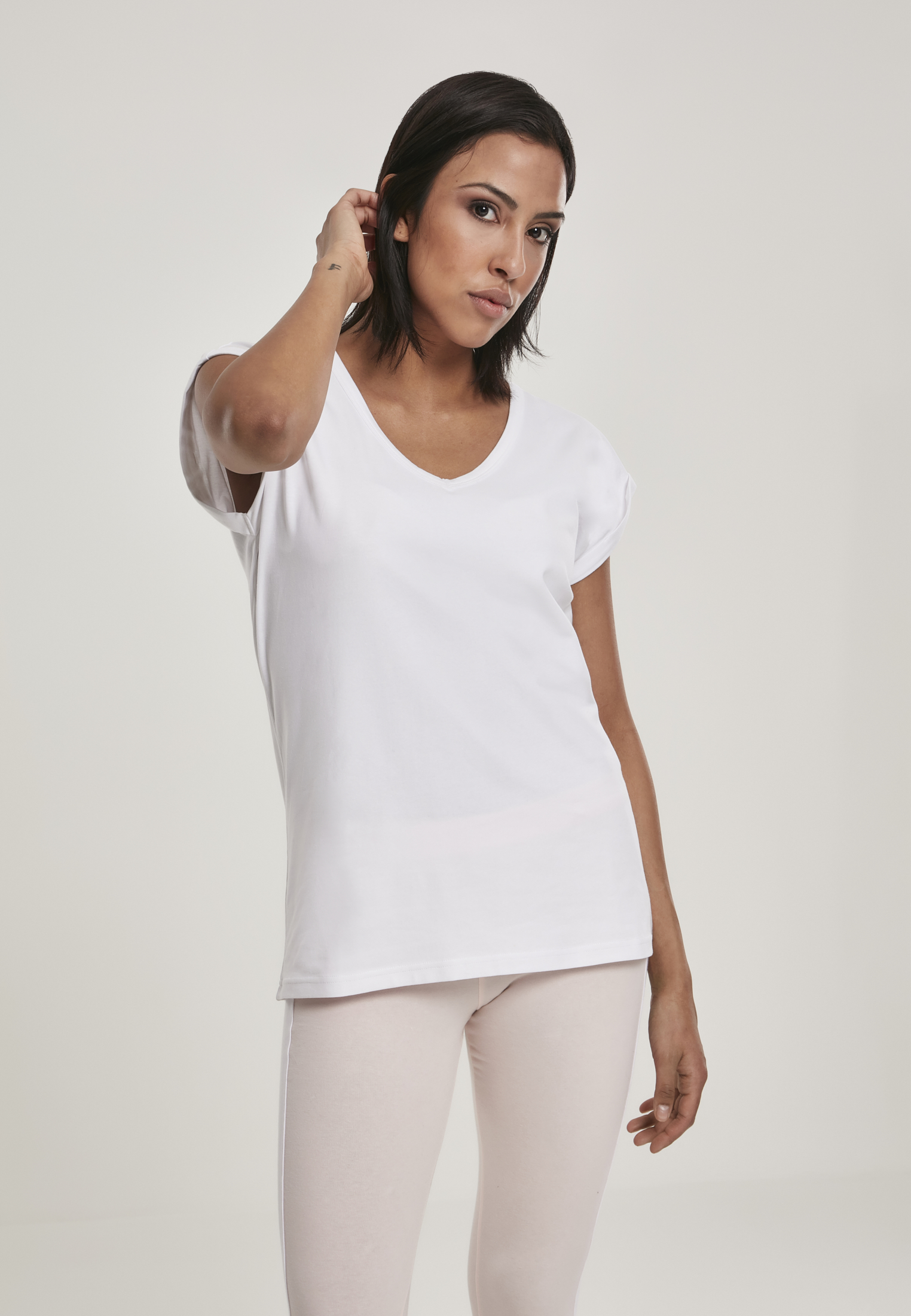 Urban Classics Womens Ladies Extended Shoulder Tee T-Shirt