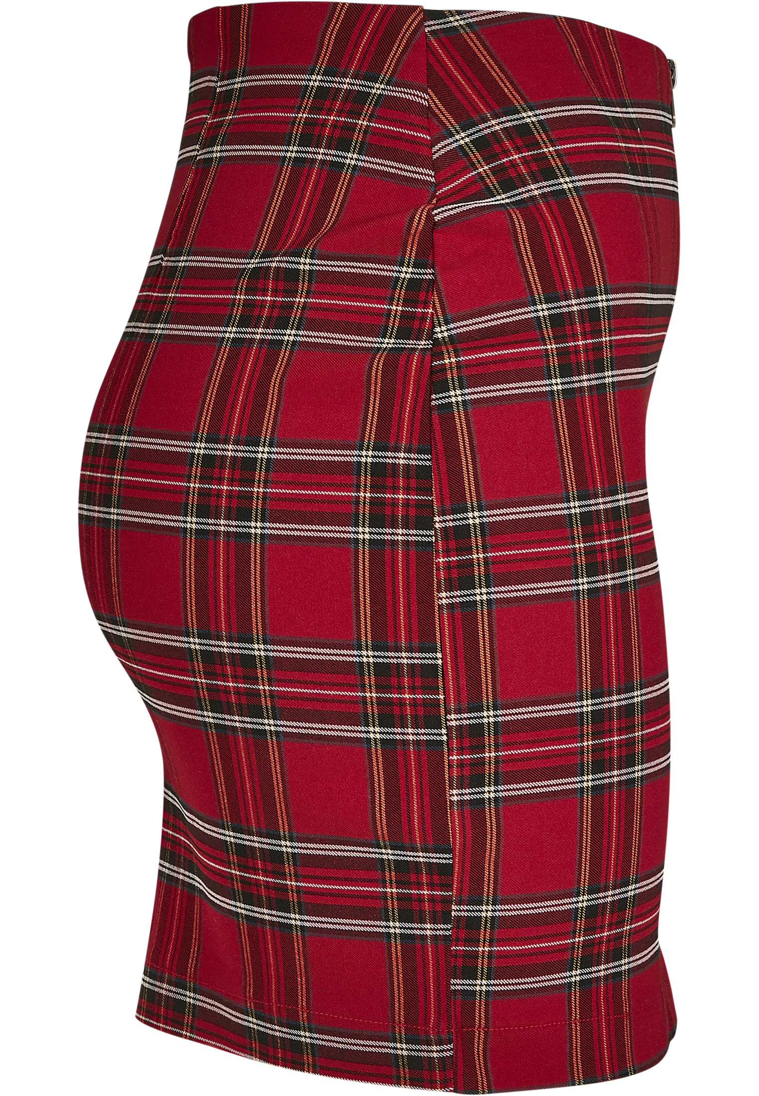 Ladies Short Checker Skirt-TB2845