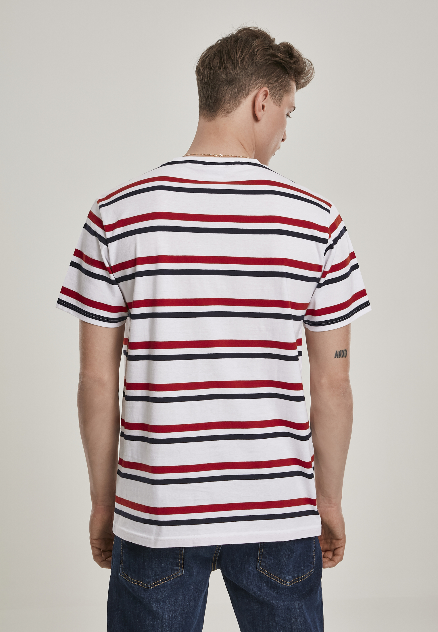 Yarn Dyed Skate Stripe Tee-TB2875 | T-Shirts