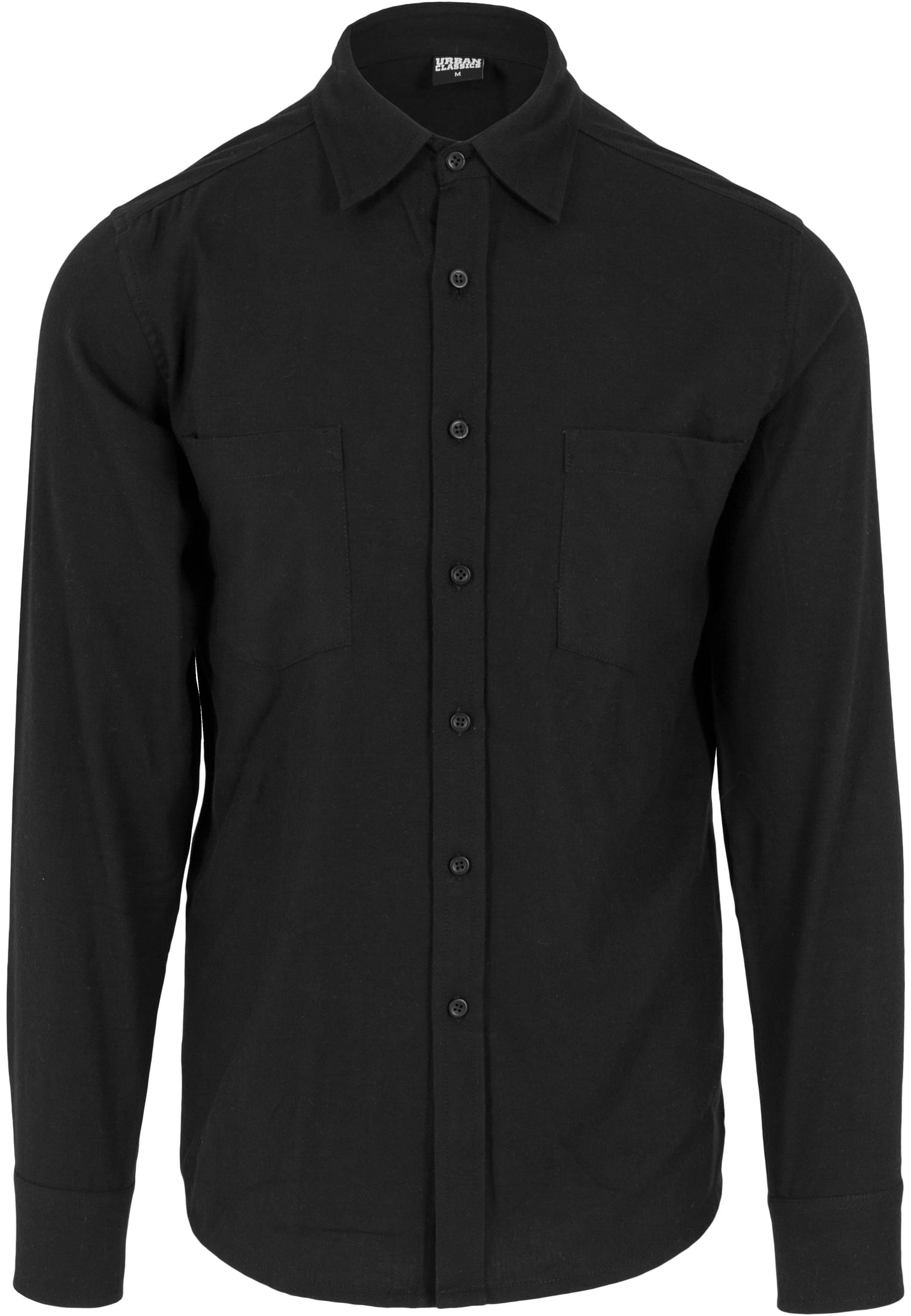 UC Men Camicia Checked Flanell blk/blk