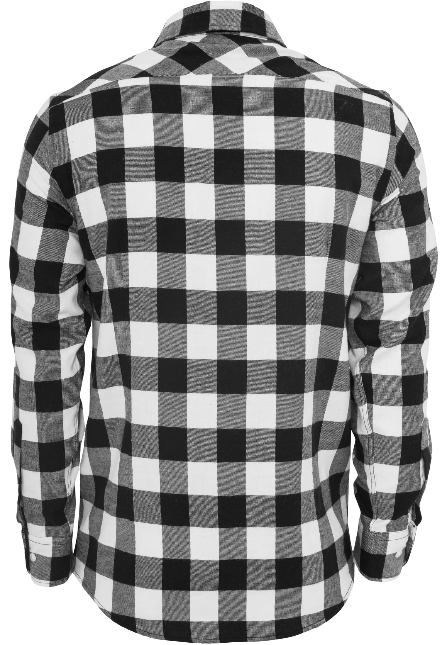 Urban Classics Camicia Checked Flanell blk/wht