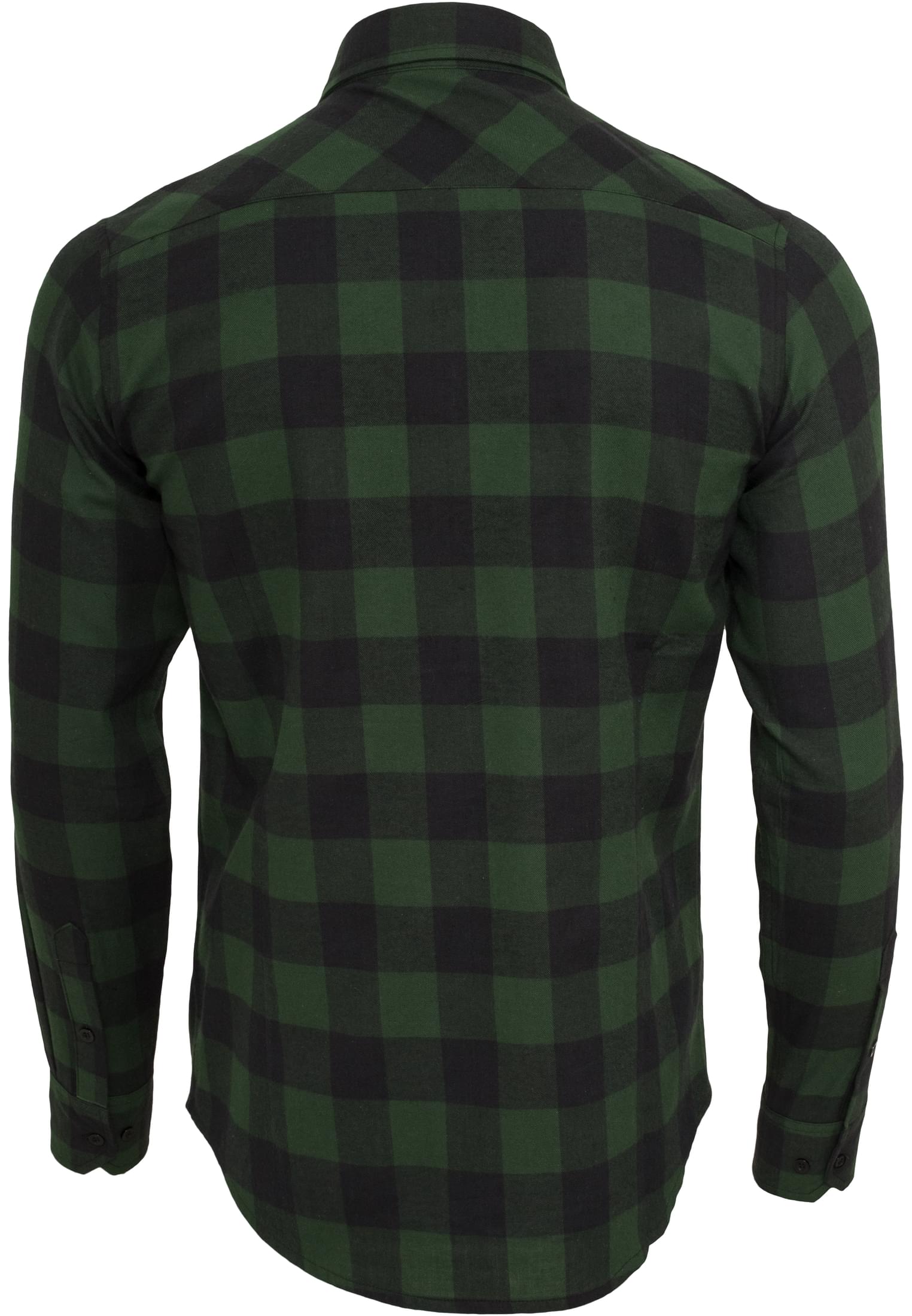 UC Men Camicia Checked Flanell blk/forest