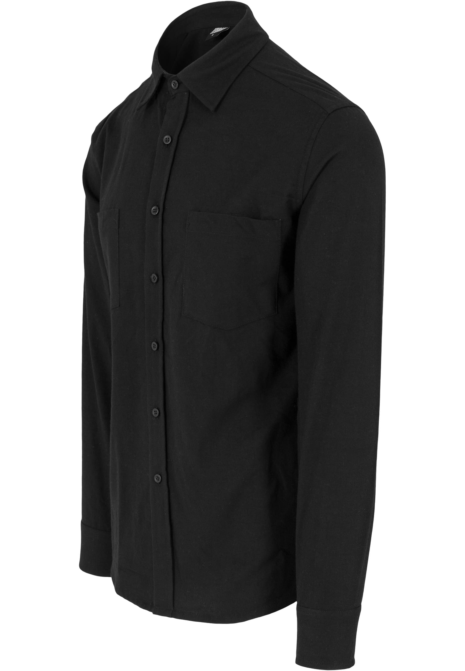 Urban Classics Camicia Checked Flanell blk/blk