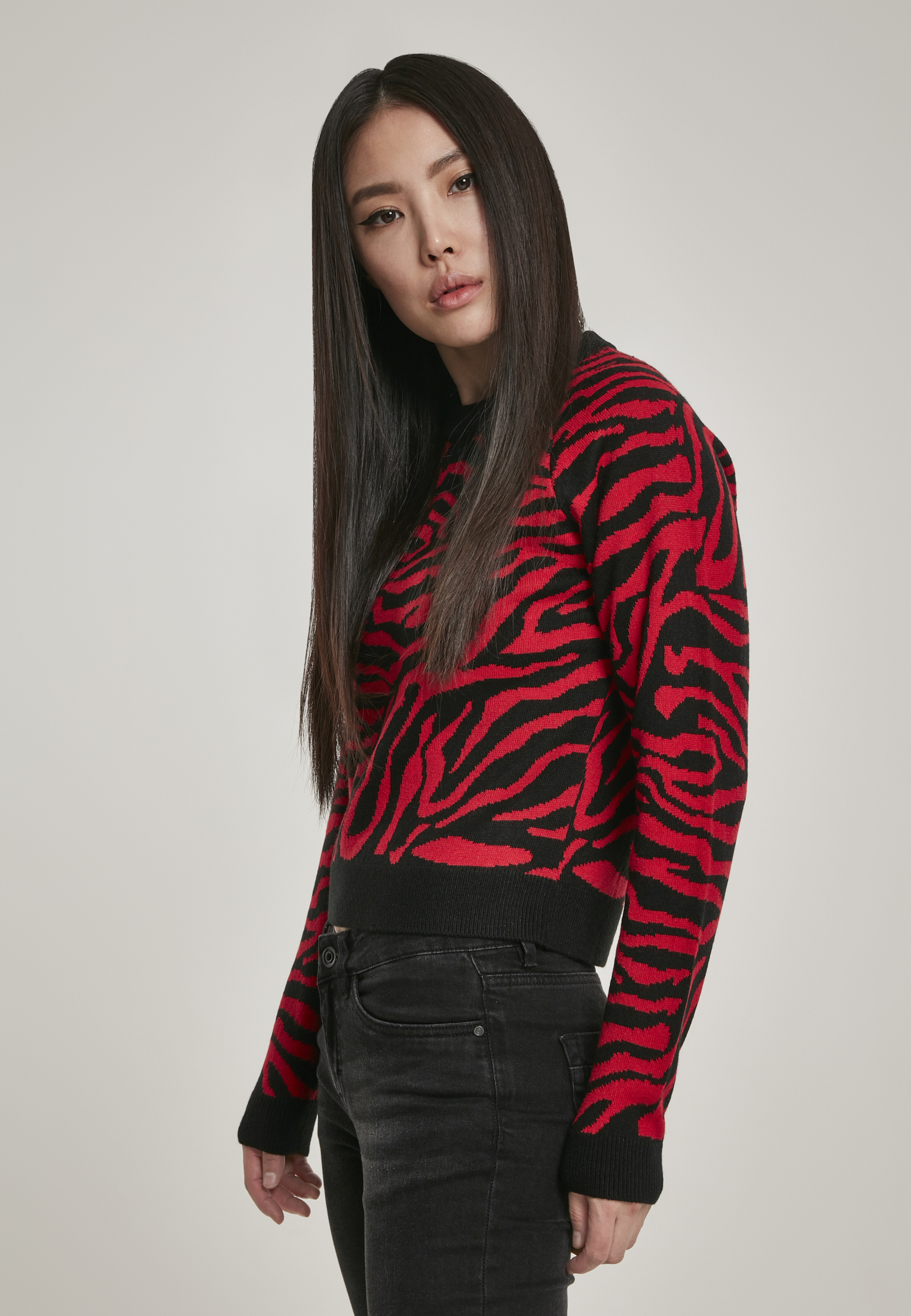 Ladies sales tiger jumper