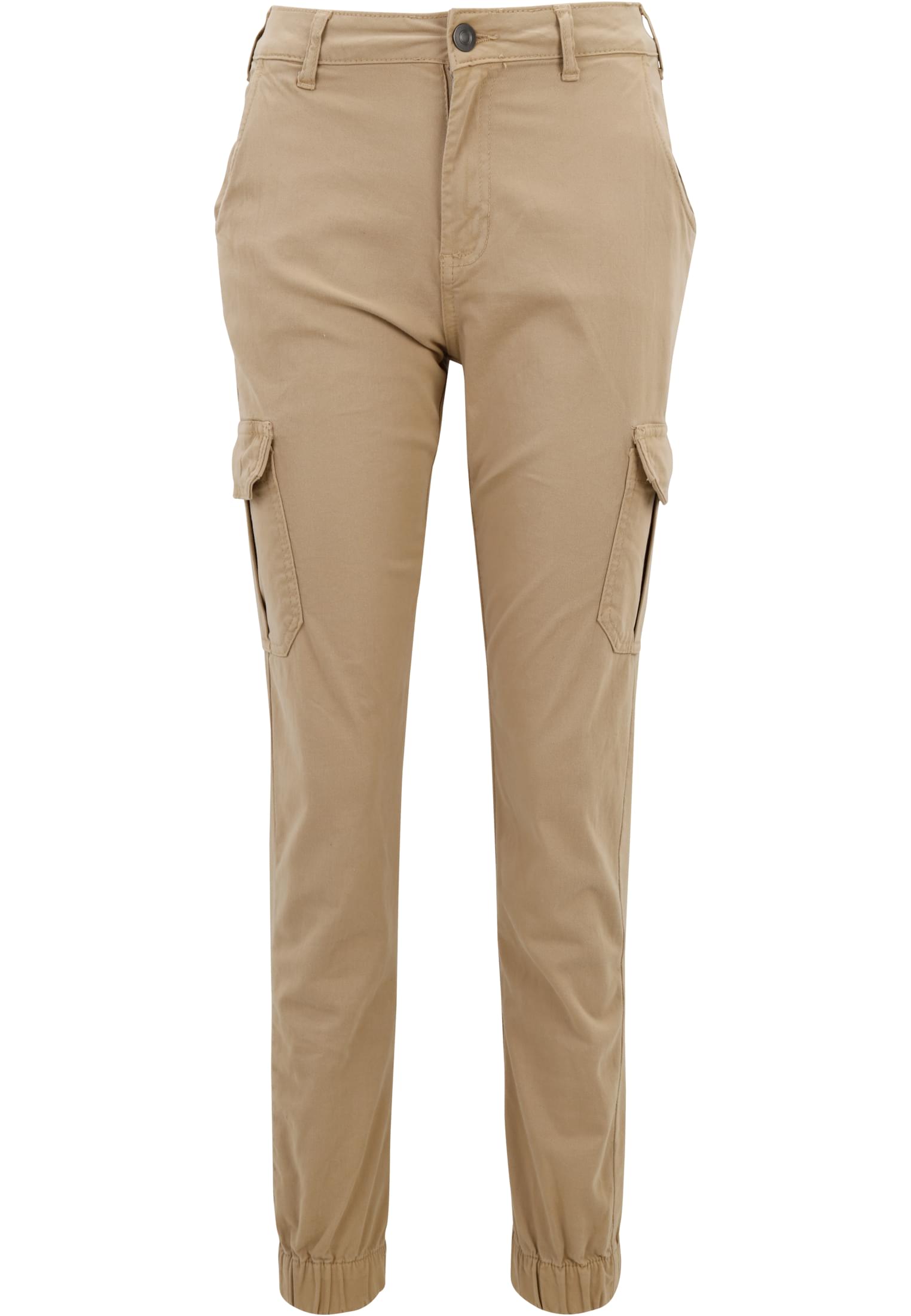 Urban Classics Pantaloni High Waist Cargo softtaupe