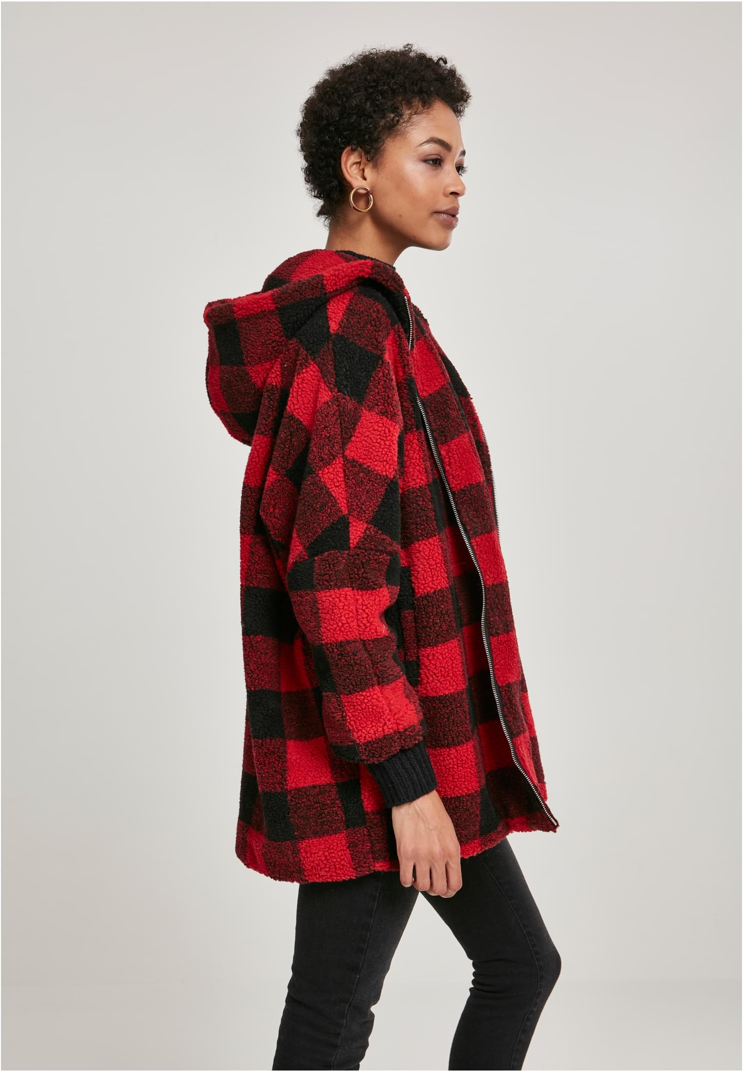 Womens oversized check jacket Outlet
