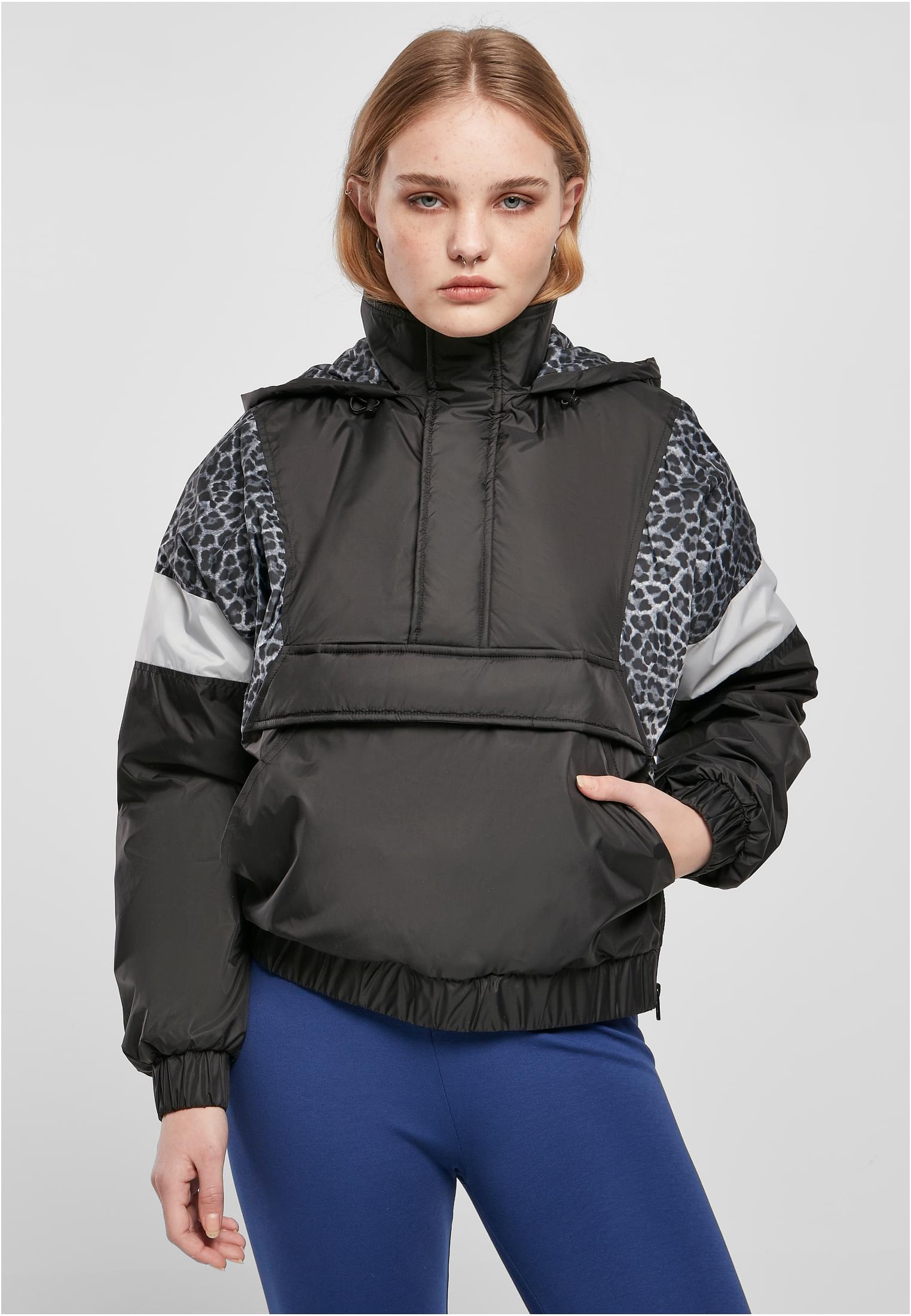 Jacket-TB3063 Over Pull Ladies AOP Mixed