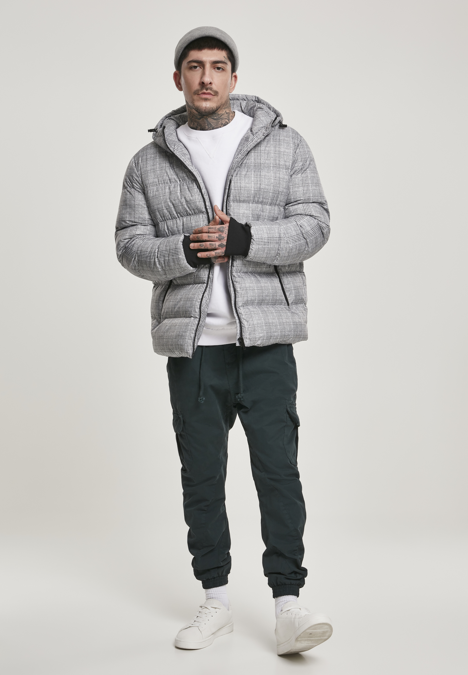 Urban Classics Giacca Hooded Check