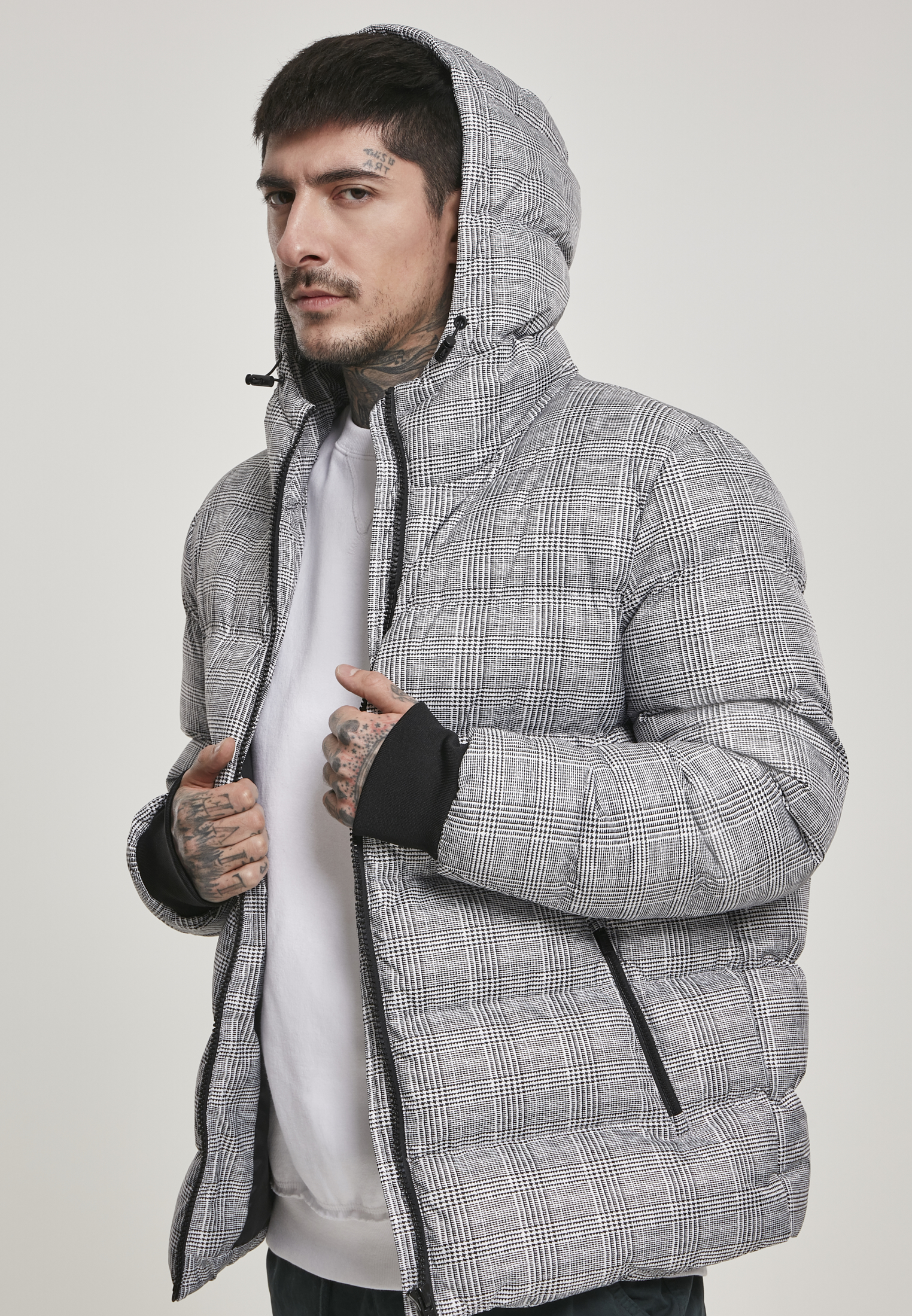 Urban Classics Giacca Hooded Check