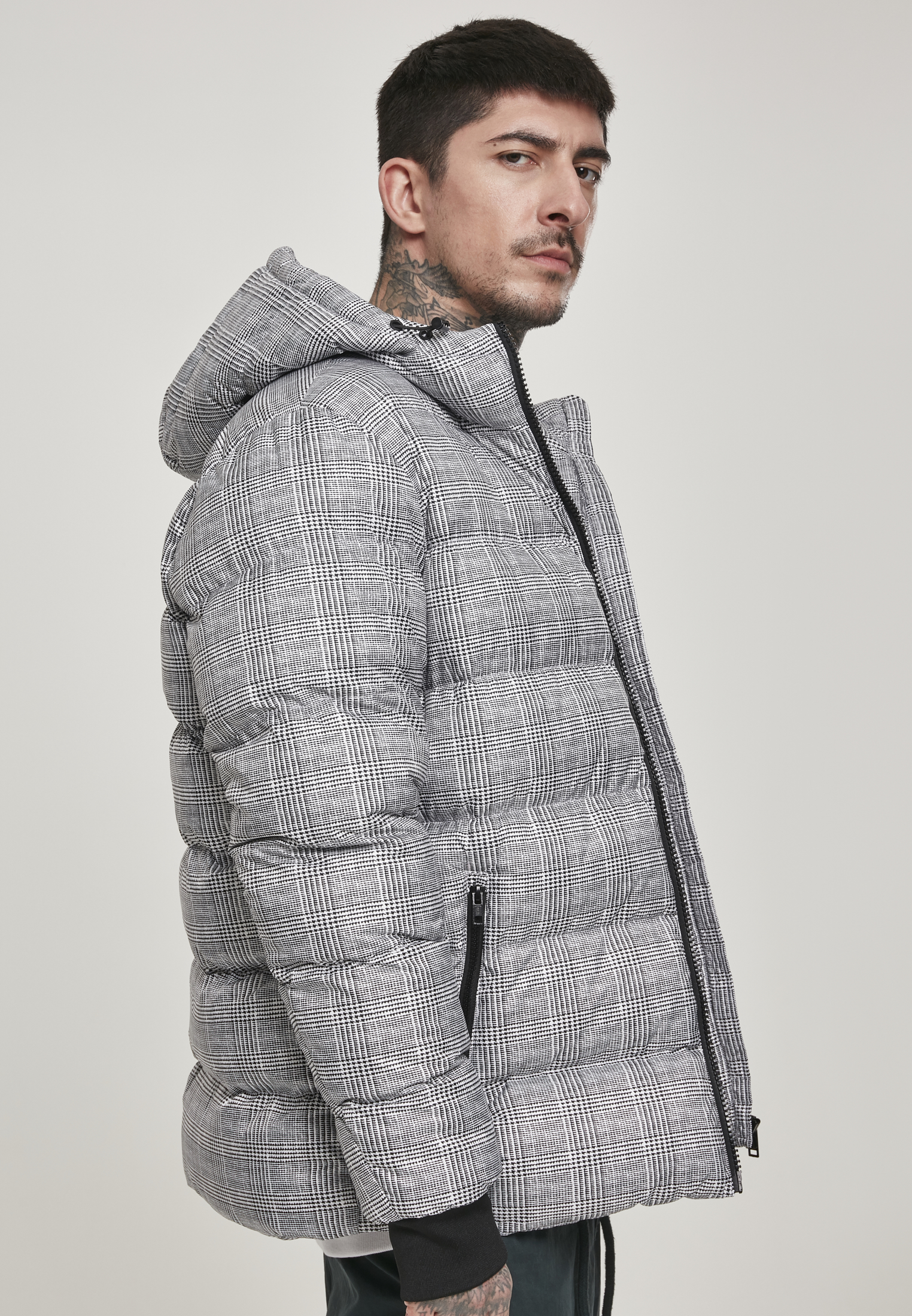 Urban Classics Giacca Hooded Check