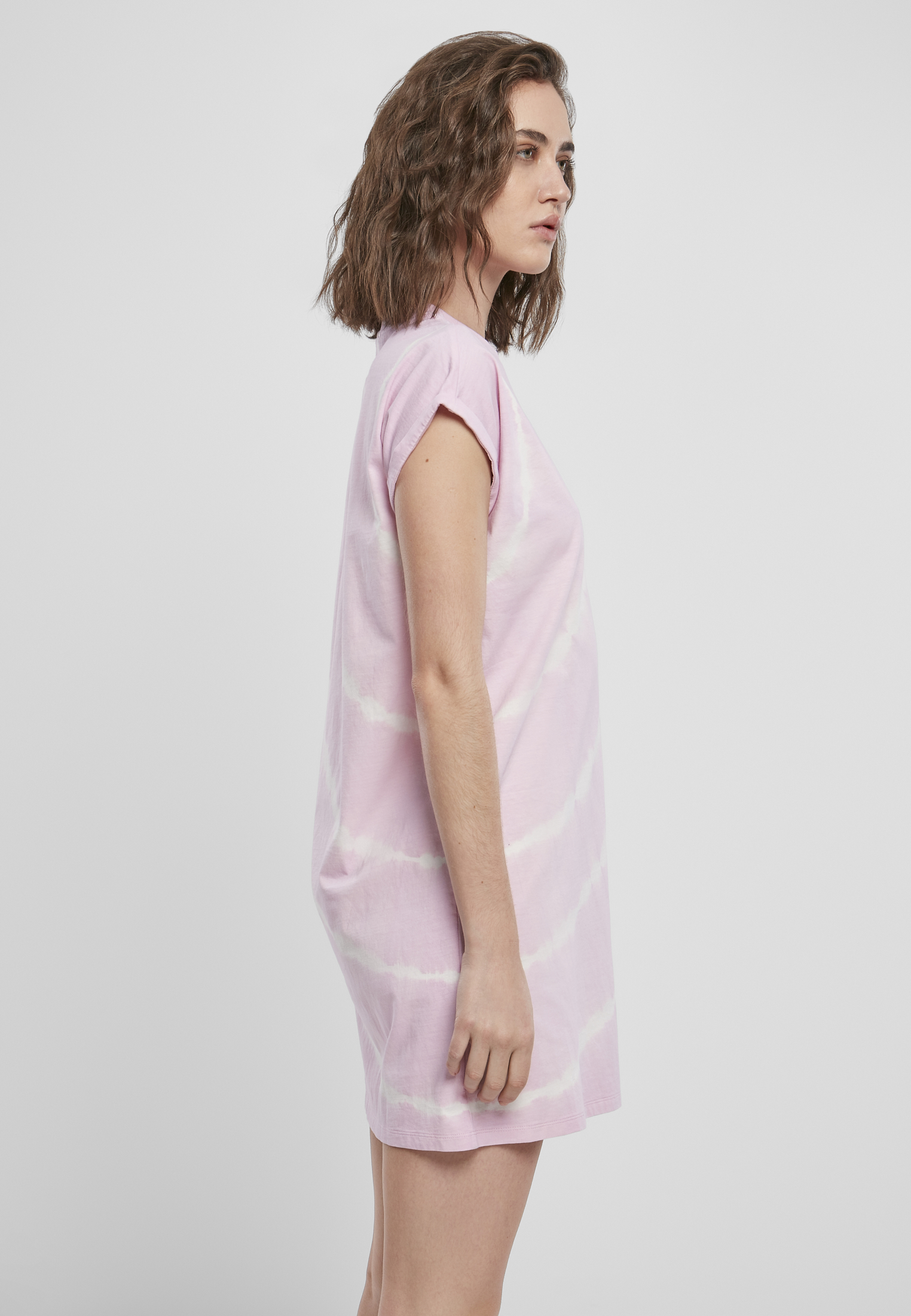 Urban Classics Abito Tie Dye girlypink