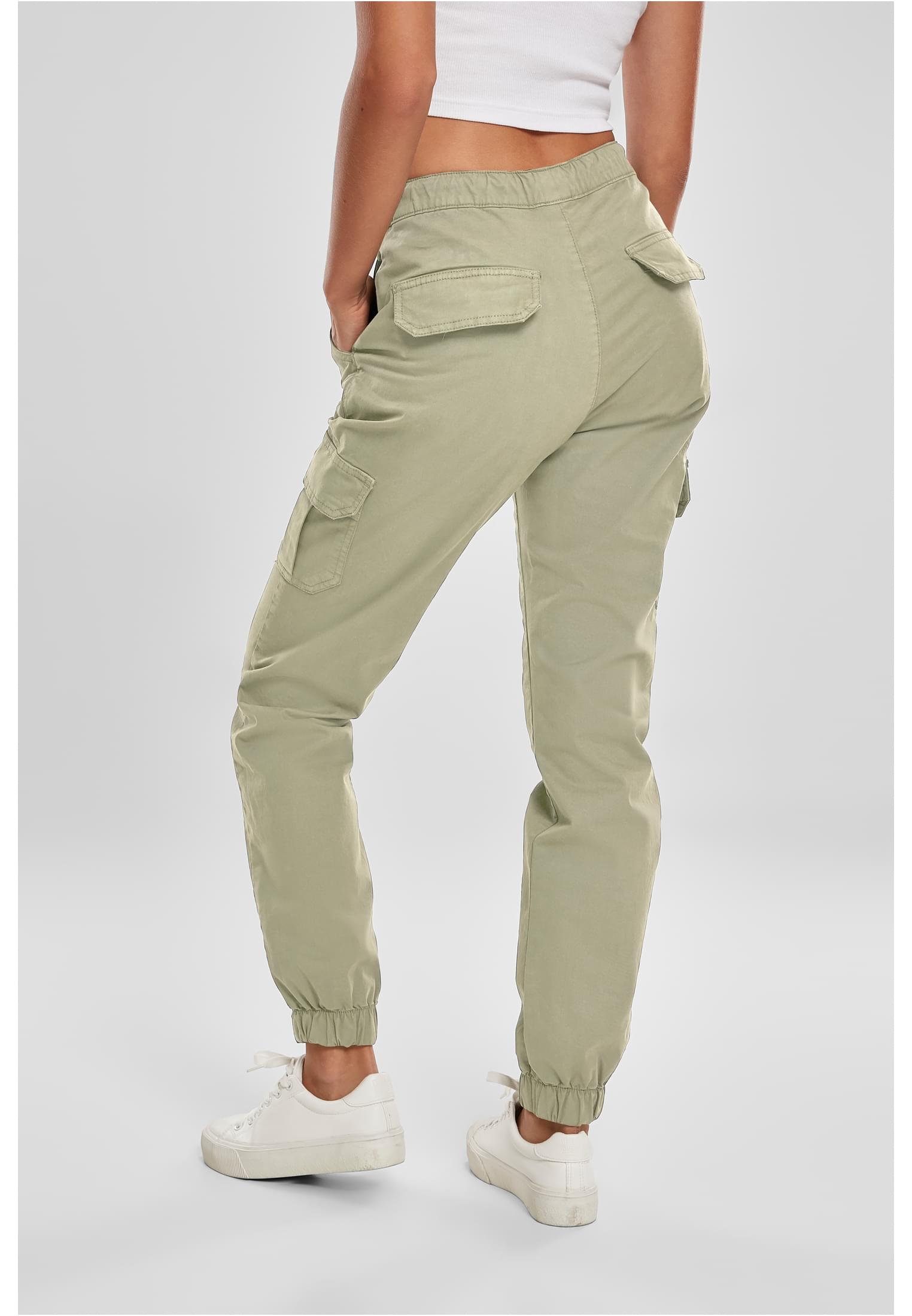 Urban Classics Pantaloni High Waist Cargo Jogging summerolive