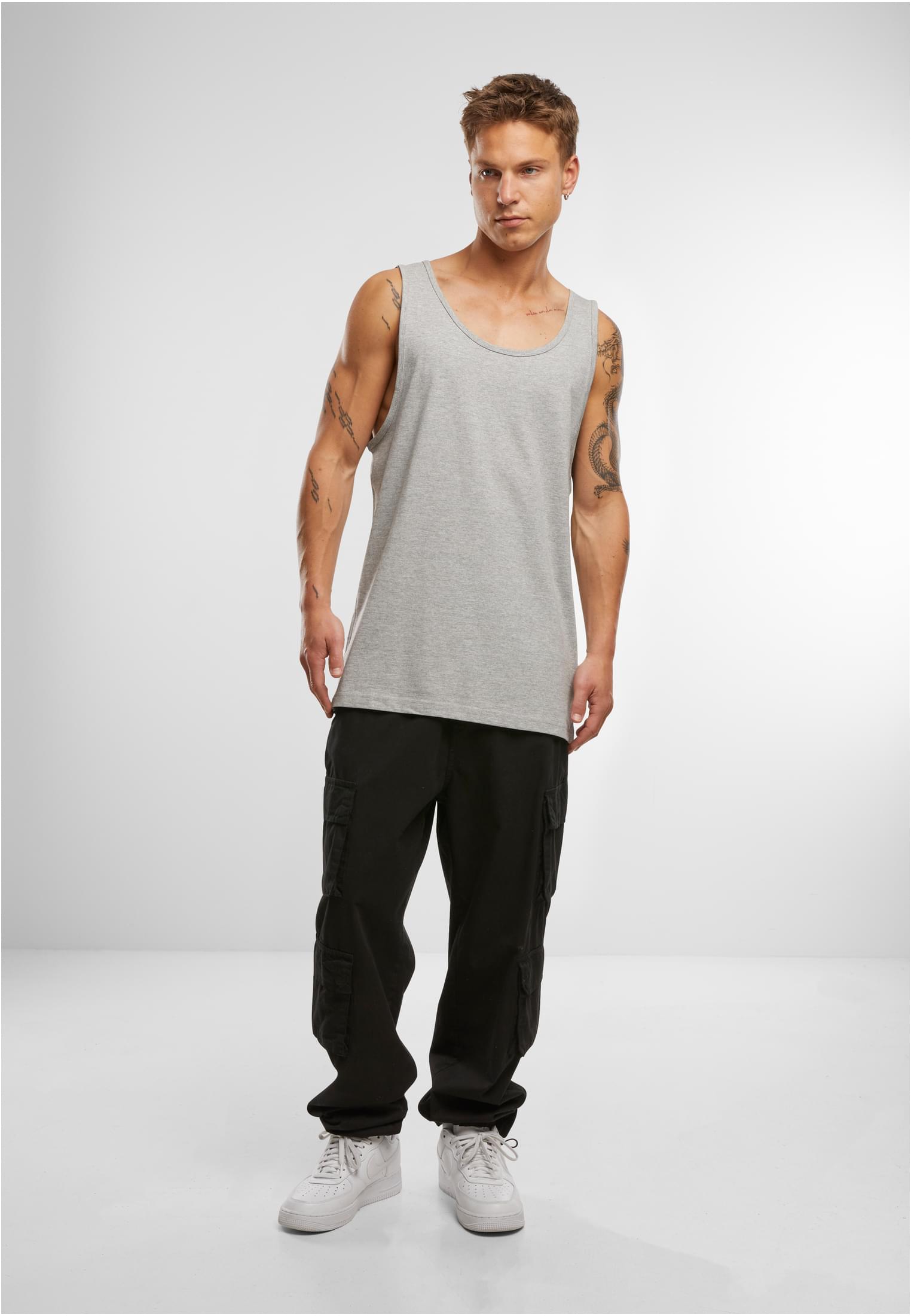 UC Men Maglia Big Tank h.grey