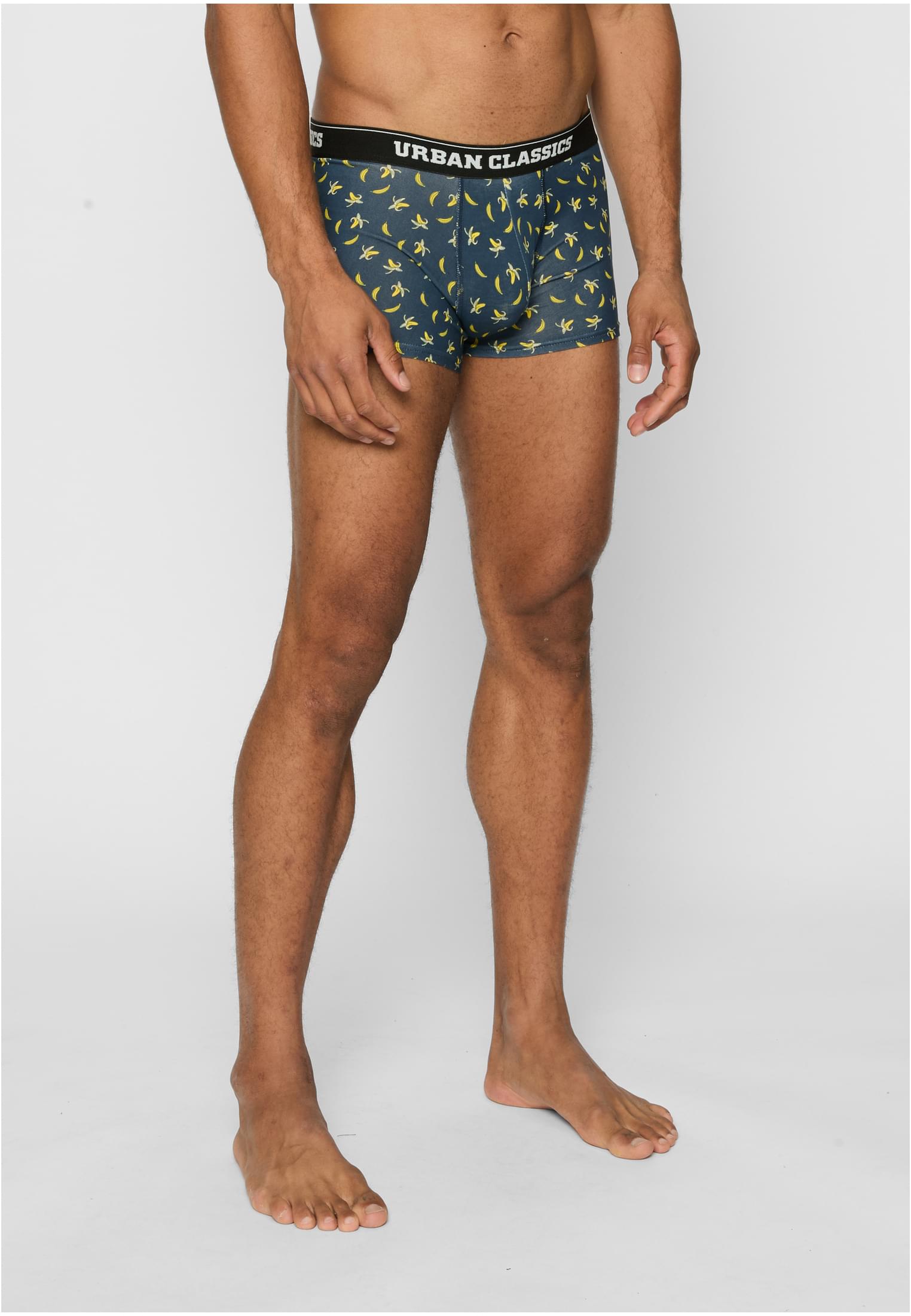 Urban Classics Pantaloncini ban.aop+brand.aop+cha+blk+wht