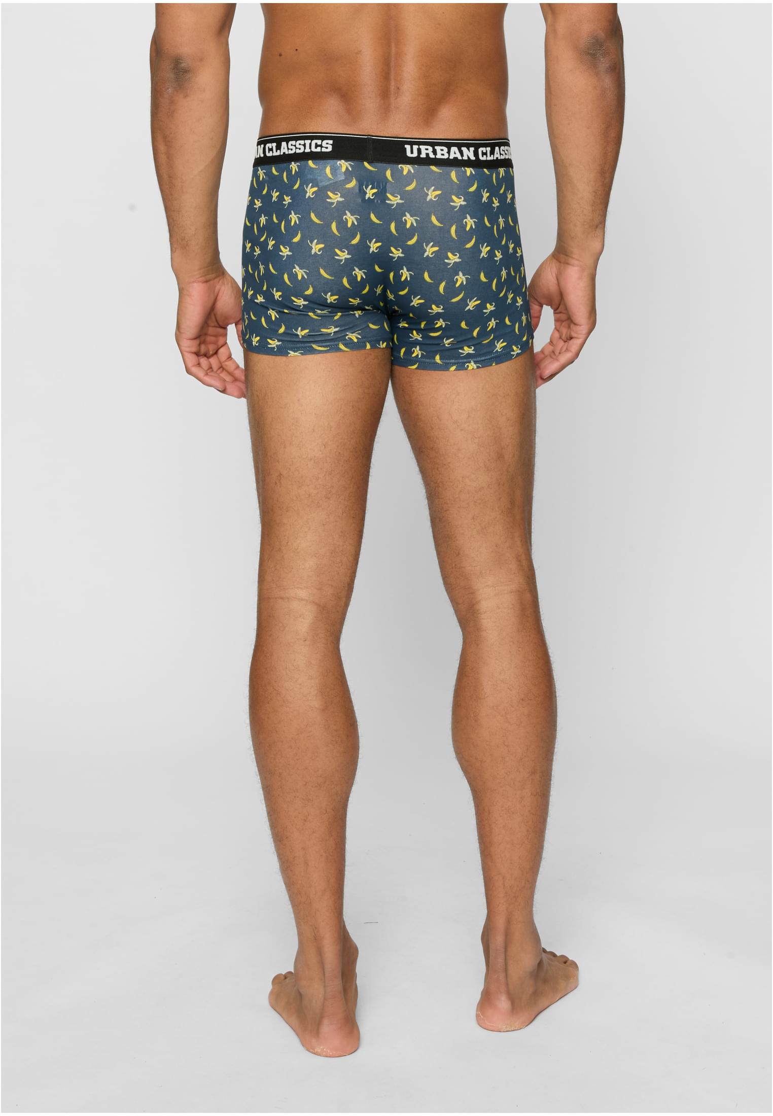 Urban Classics Pantaloncini ban.aop+brand.aop+cha+blk+wht