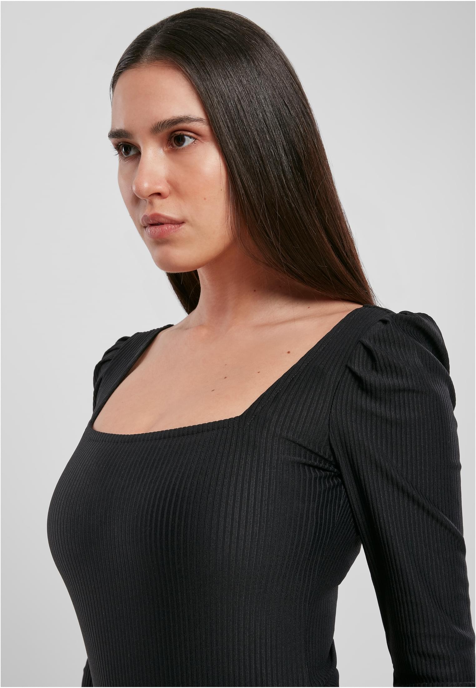 UC Ladies Piumino Rib Sleeve Body LS