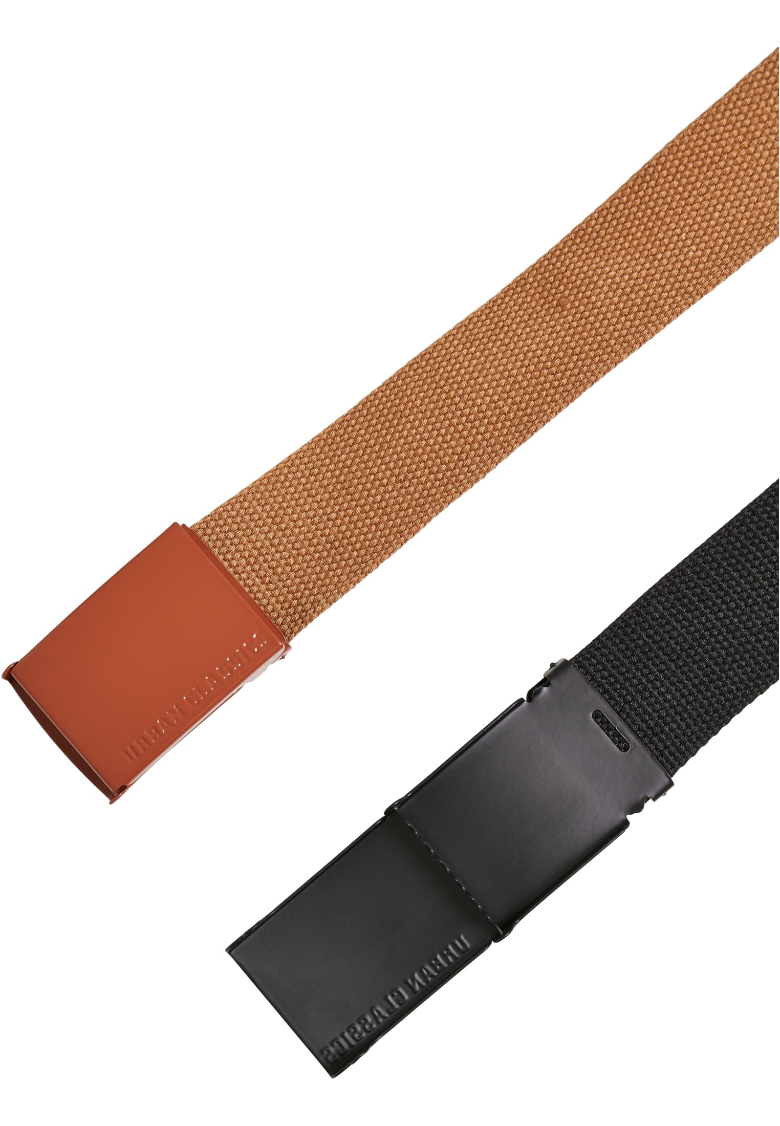 2-Pack-TB4038 Canvas Buckle Belt Colored