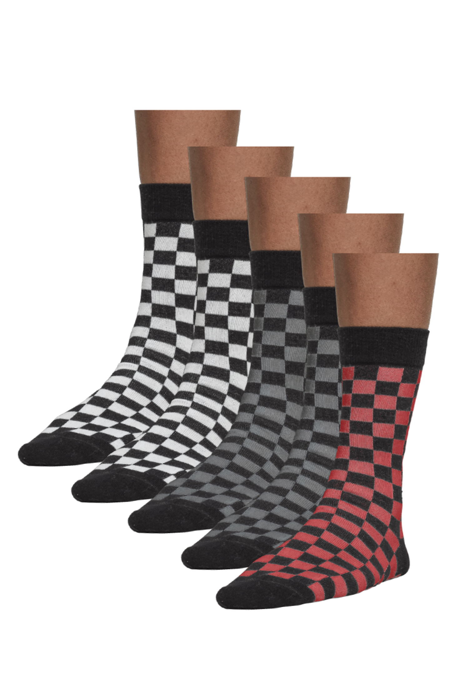 Check Socks 5-Pack-TB4064