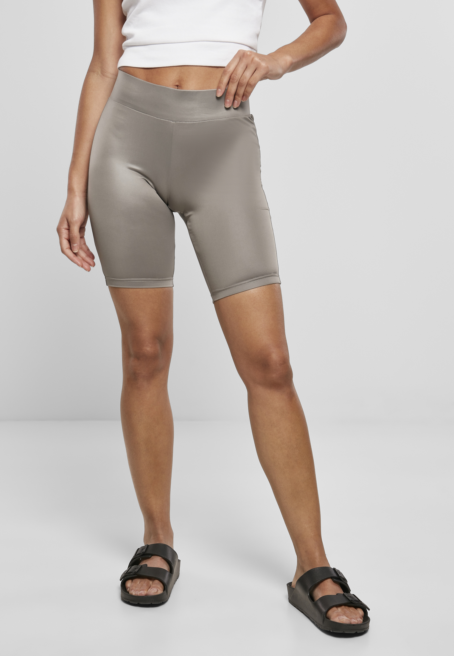 UC Ladies Pantaloncini Synthetic Leather Cycle asphalt