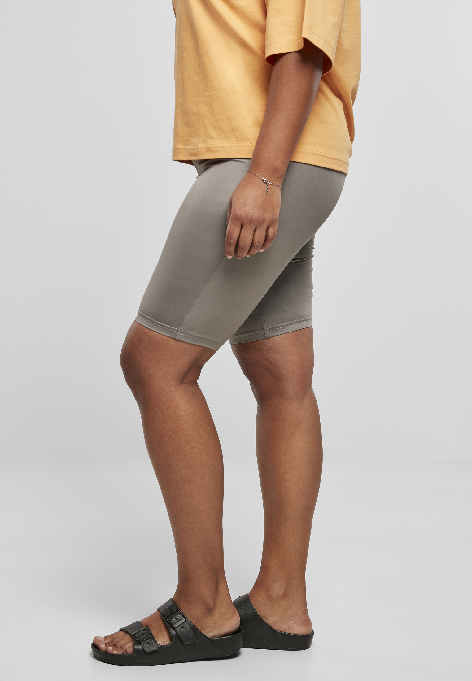 Urban Classics Pantaloncini Synthetic Leather Cycle asphalt