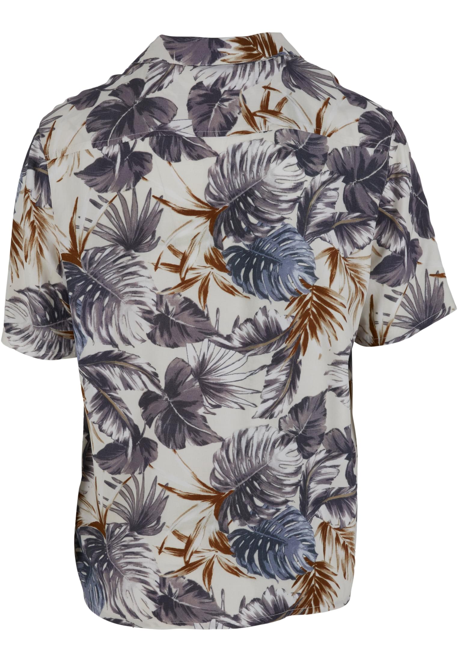 Urban Classics Camicia Viscose AOP Resort blueleaves
