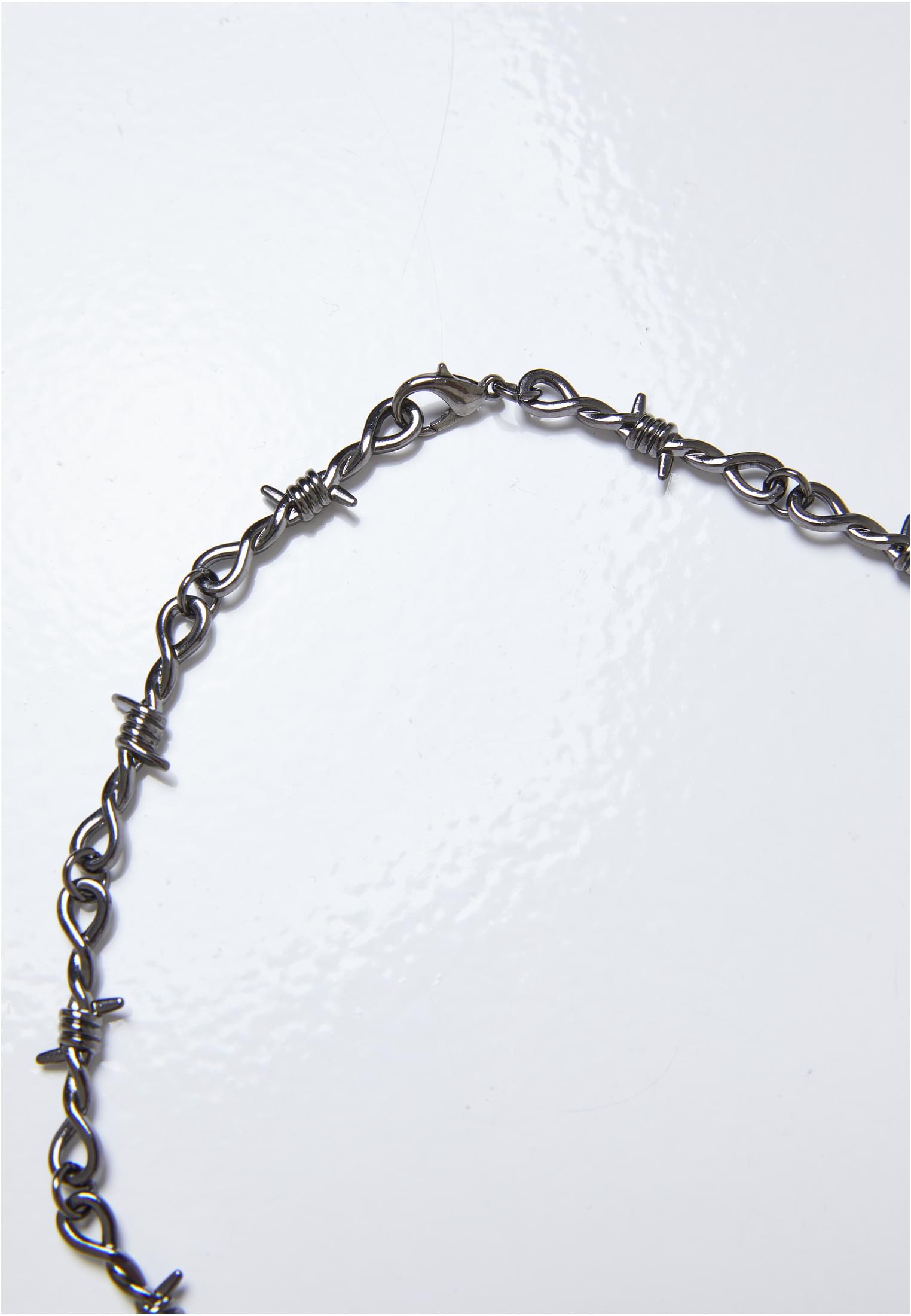 Stainless Steel Barbed Wire Necklace Thick Heavy Thorns Chain Necklace 9mm  Unisex Hip-hop Punk Gothic Cuban Chain Necklace Chokers for Men Women 16  inch | Amazon.com