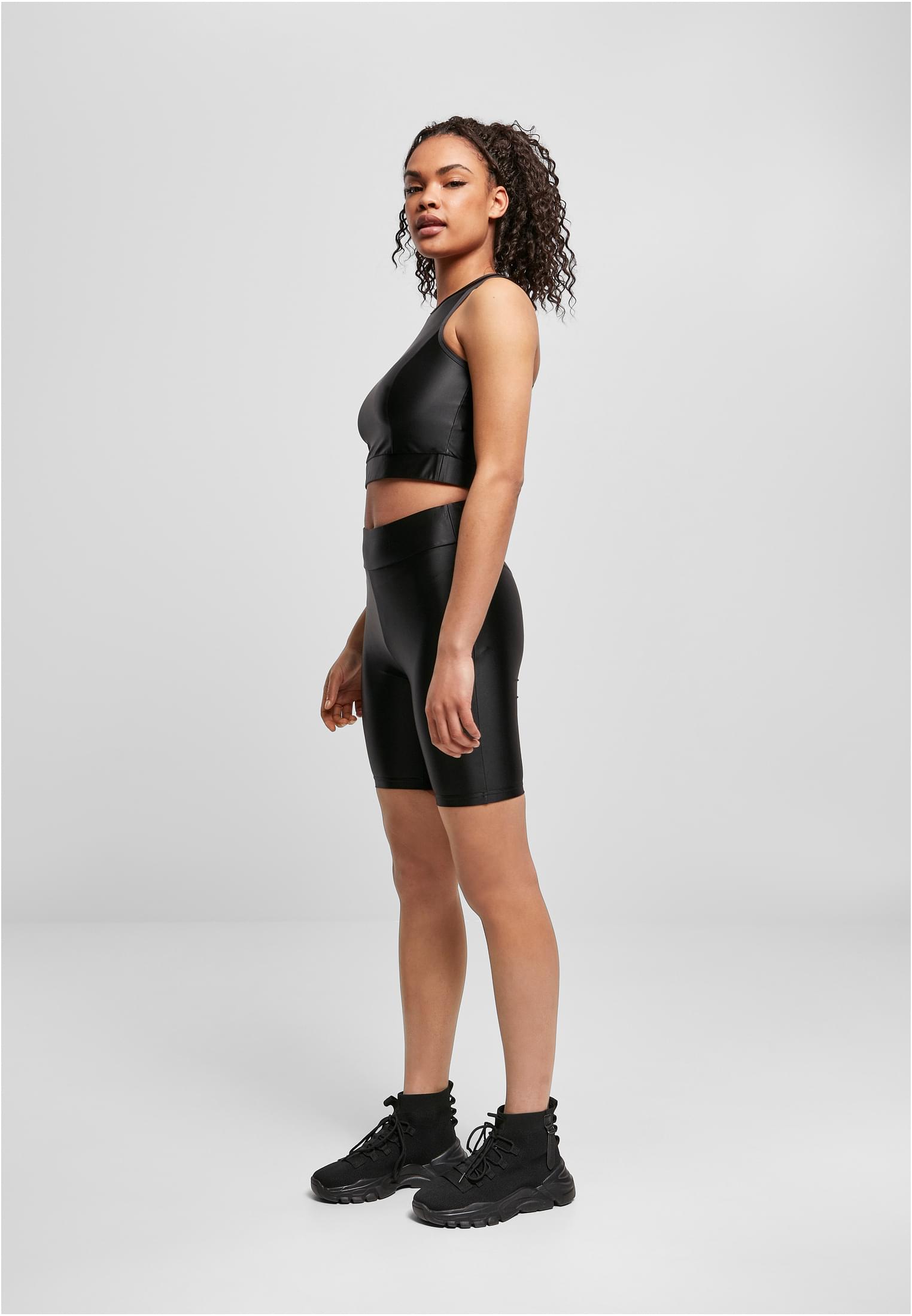 Urban Classics Pantaloncini Highwaist Shiny Metallic Cycle