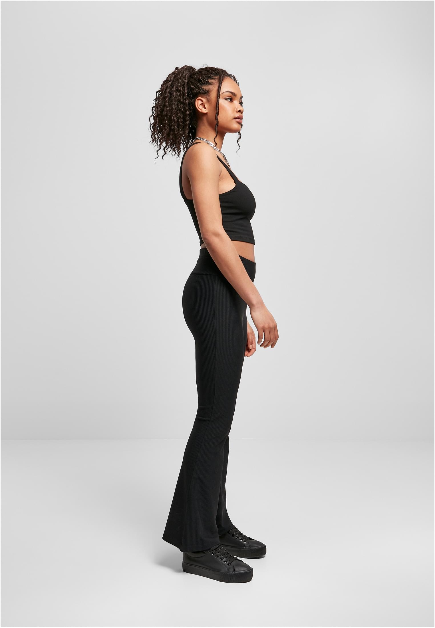 UC Ladies Leggings High Waist Rib Cut