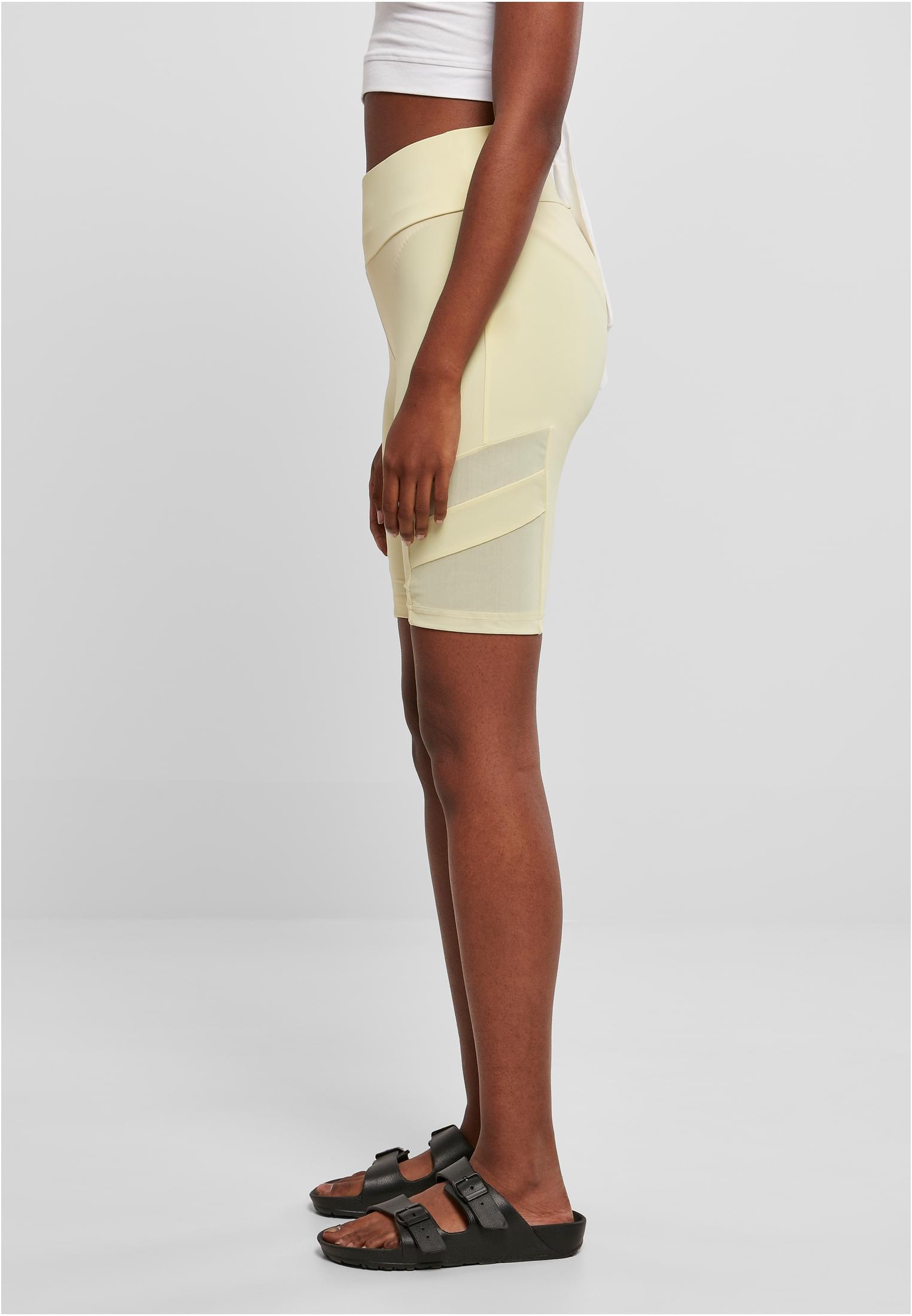 UC Ladies Pantaloncini High Waist Tech Mesh Cycle softyellow