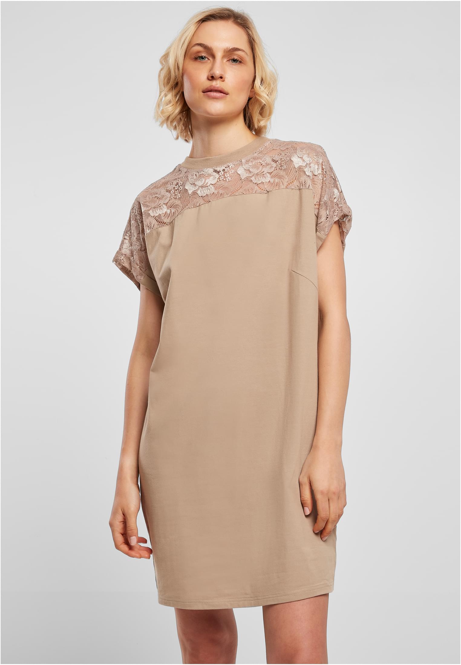 UC Ladies Maglietta Lace softtaupe