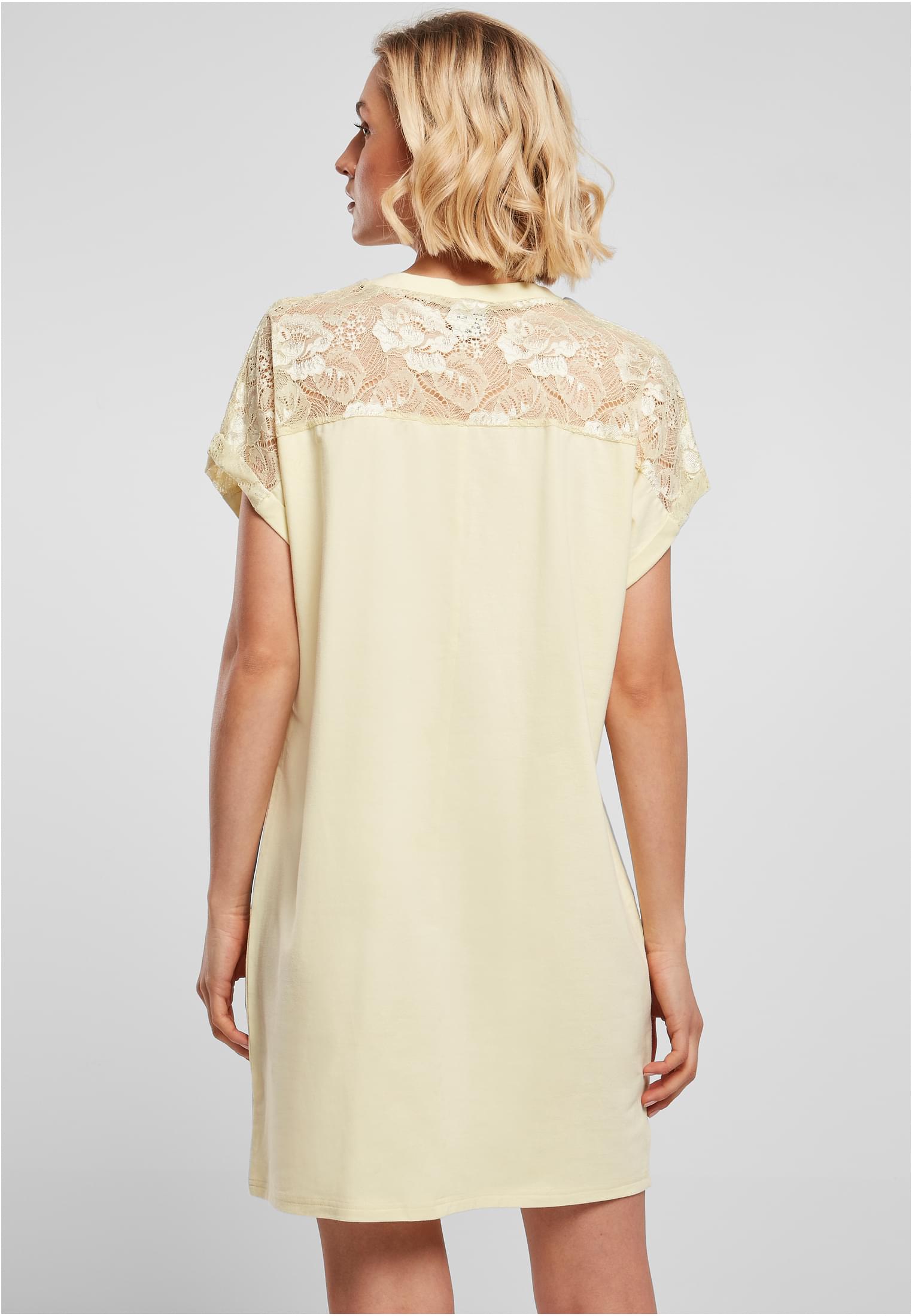 Urban Classics Maglietta Lace softyellow