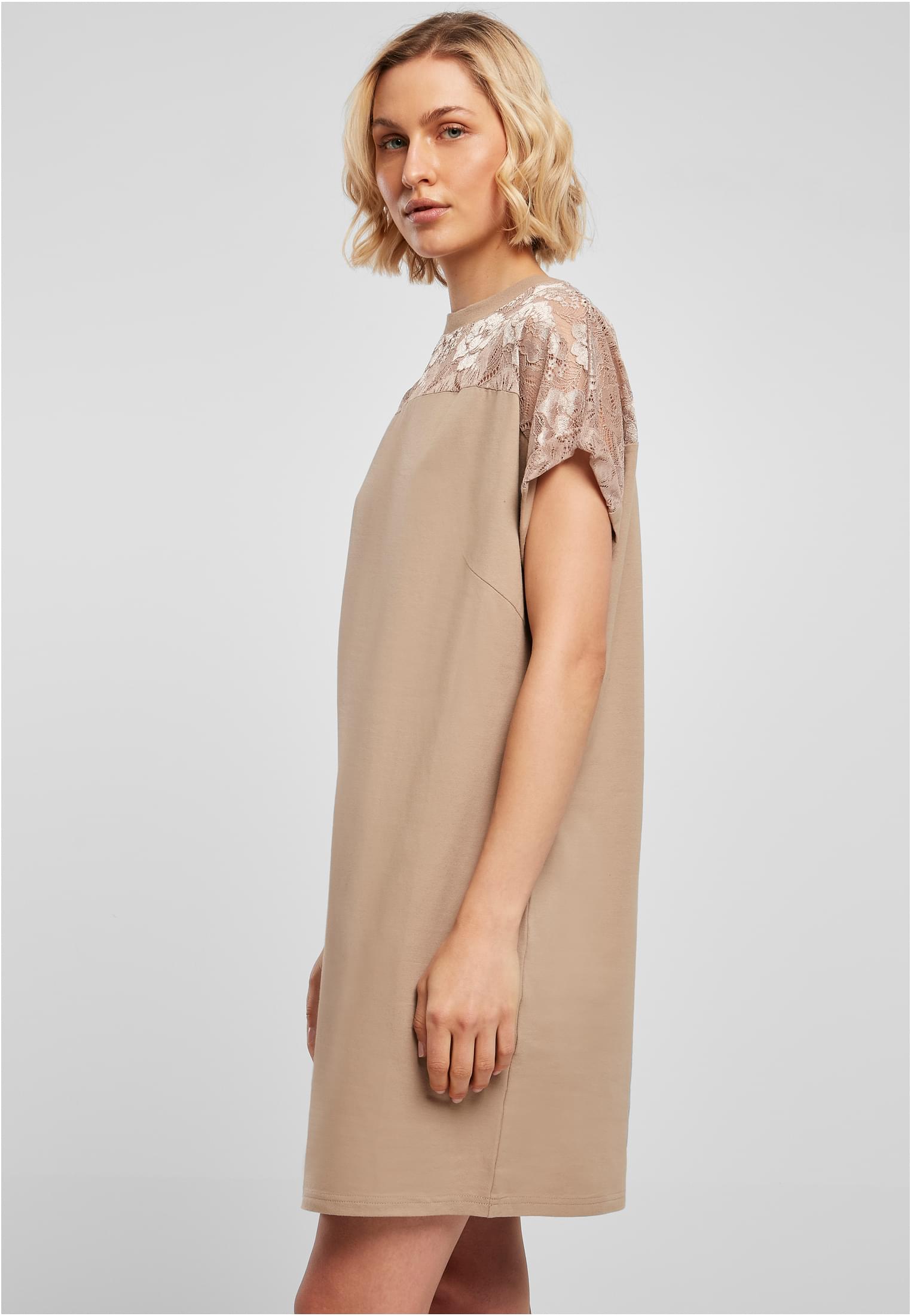 UC Ladies Maglietta Lace softtaupe