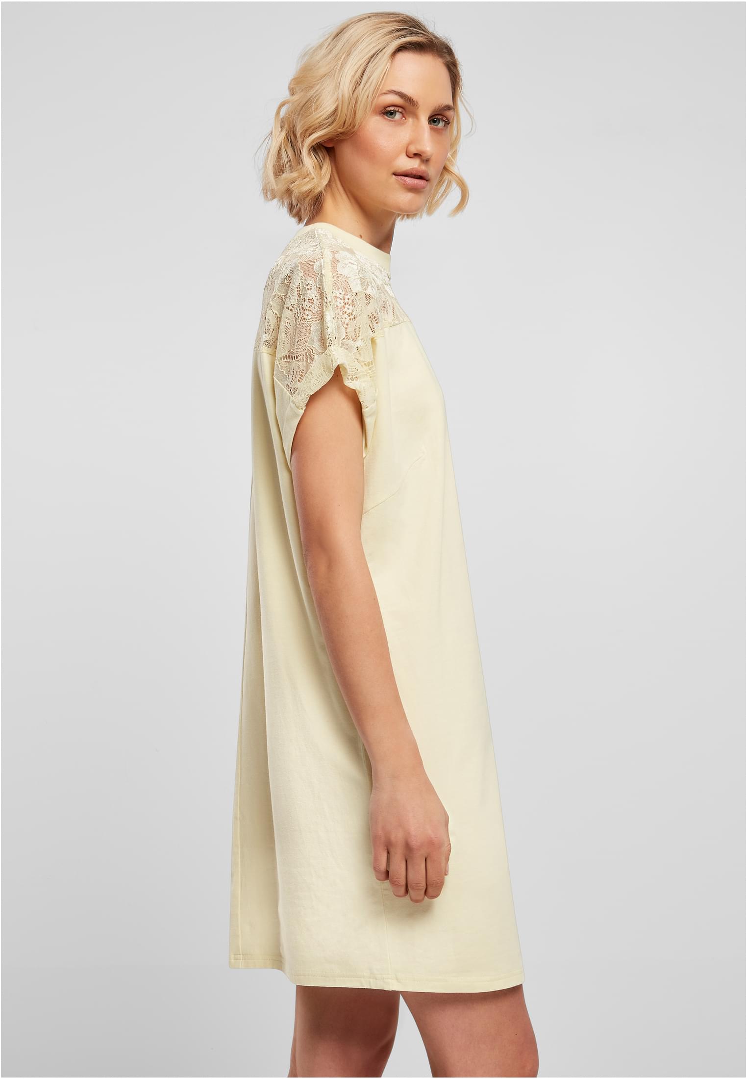 Urban Classics Maglietta Lace softyellow