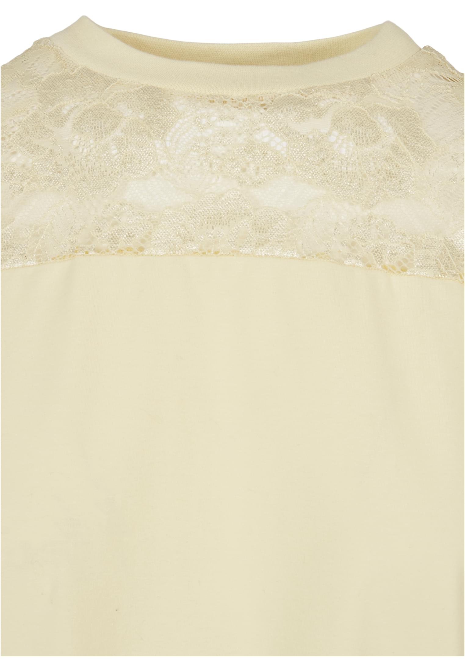 Urban Classics Maglietta Lace softyellow
