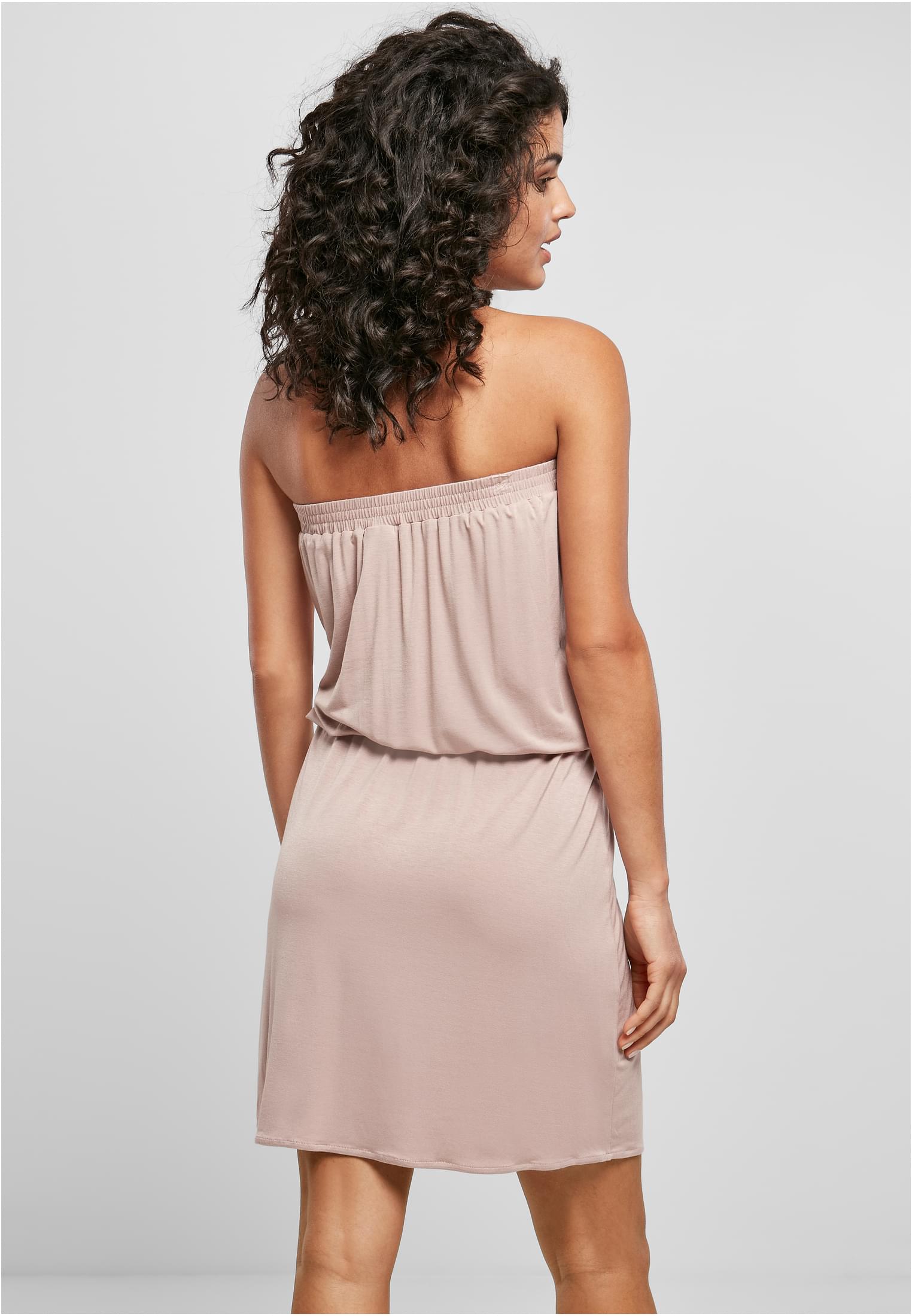 UC Ladies Abito Viscose Short Bandeau duskrose