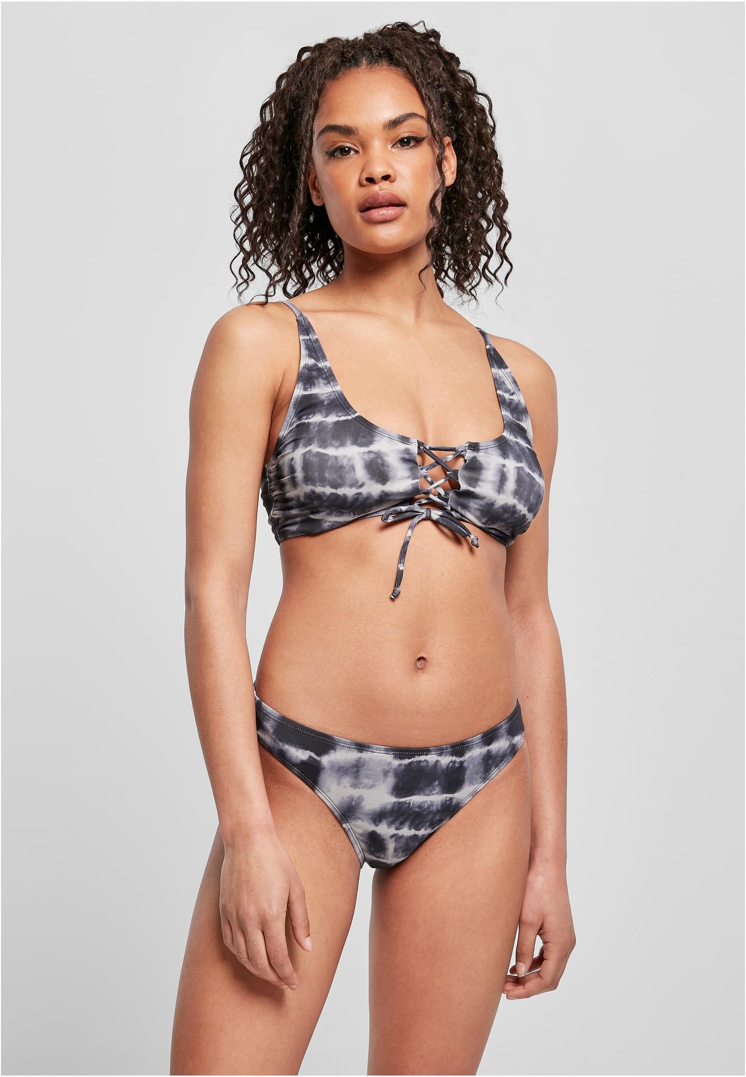 Urban Classics Bikini Lace Up Tie Dye