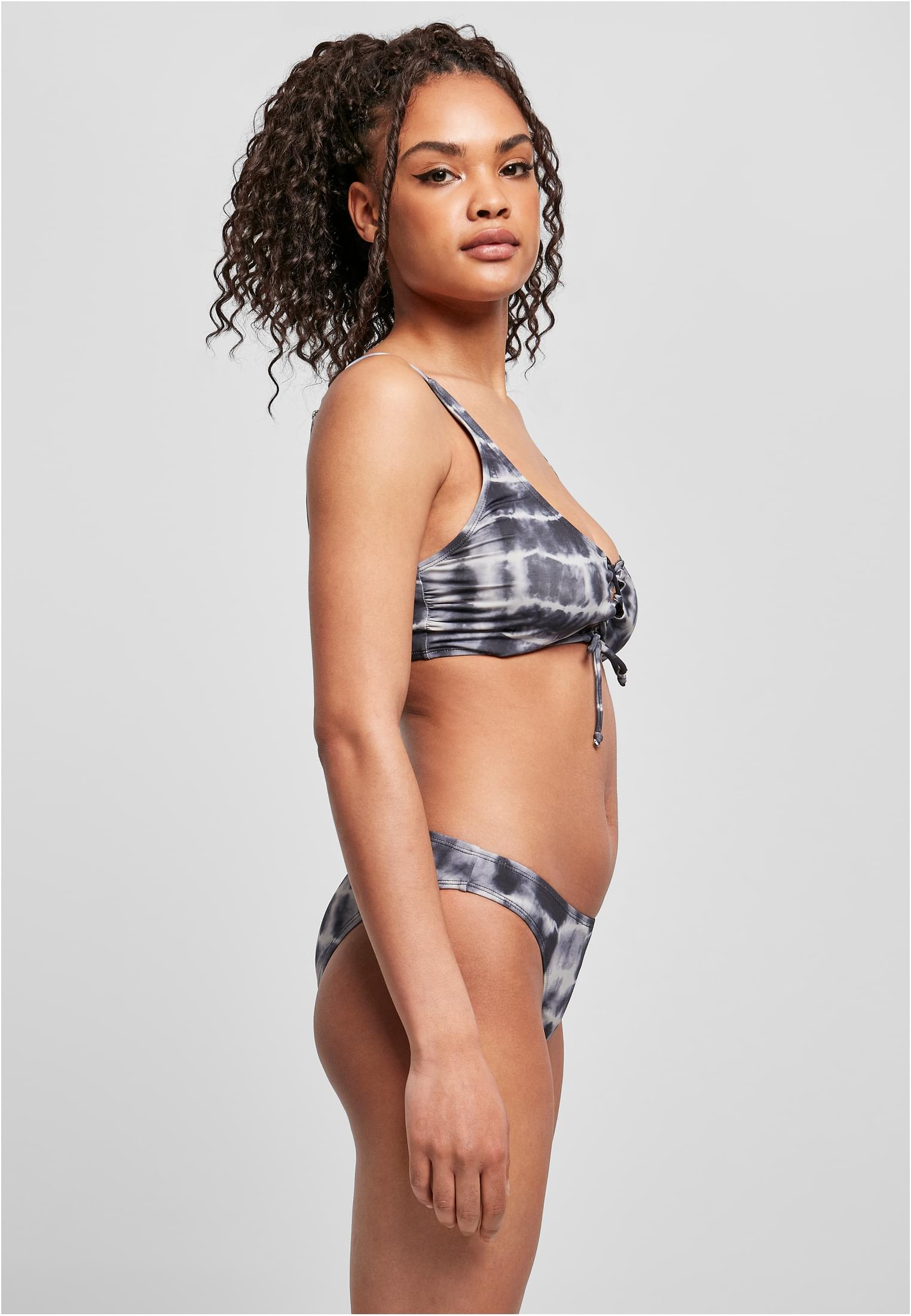 Urban Classics Bikini Lace Up Tie Dye