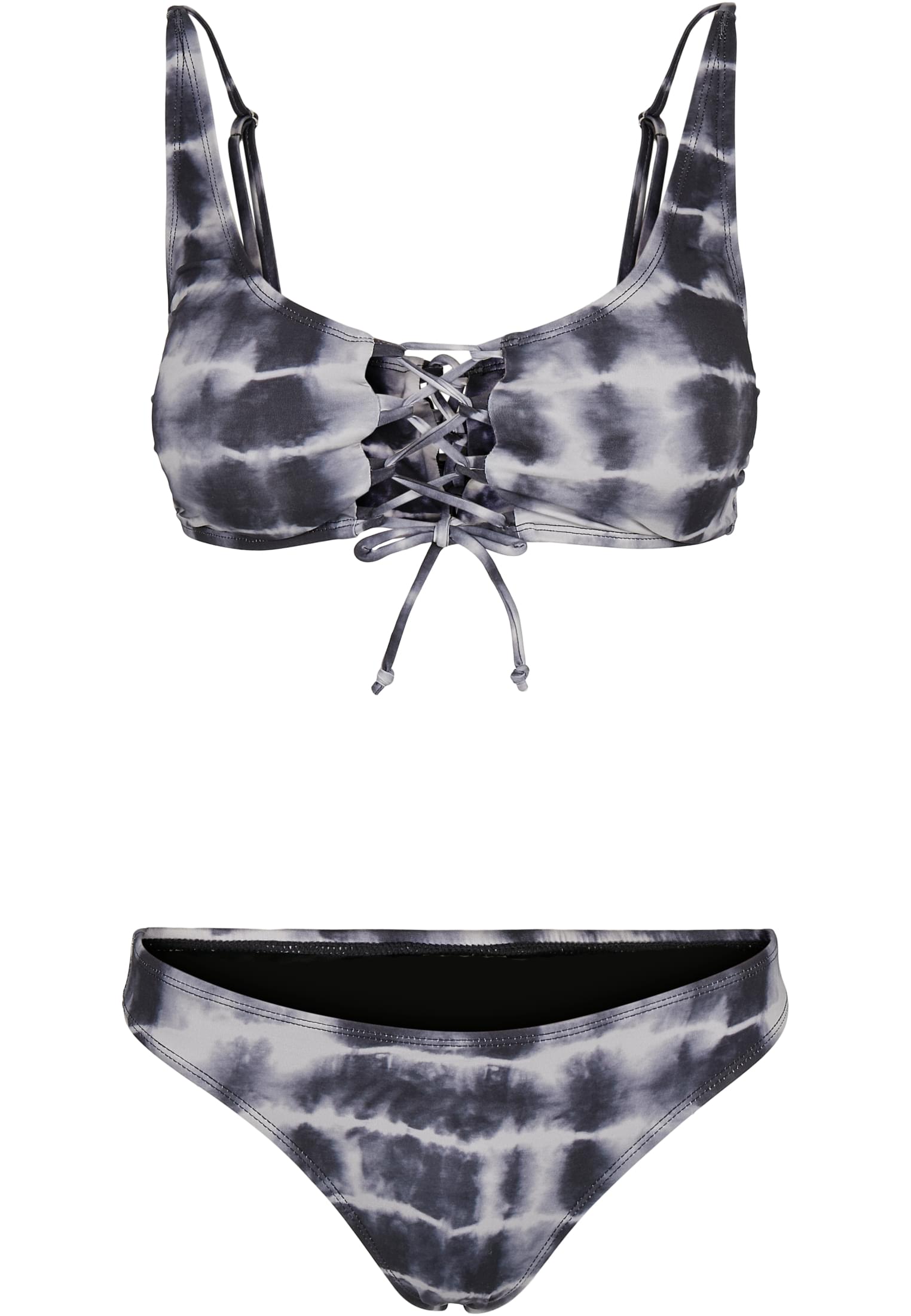 Urban Classics Bikini Lace Up Tie Dye