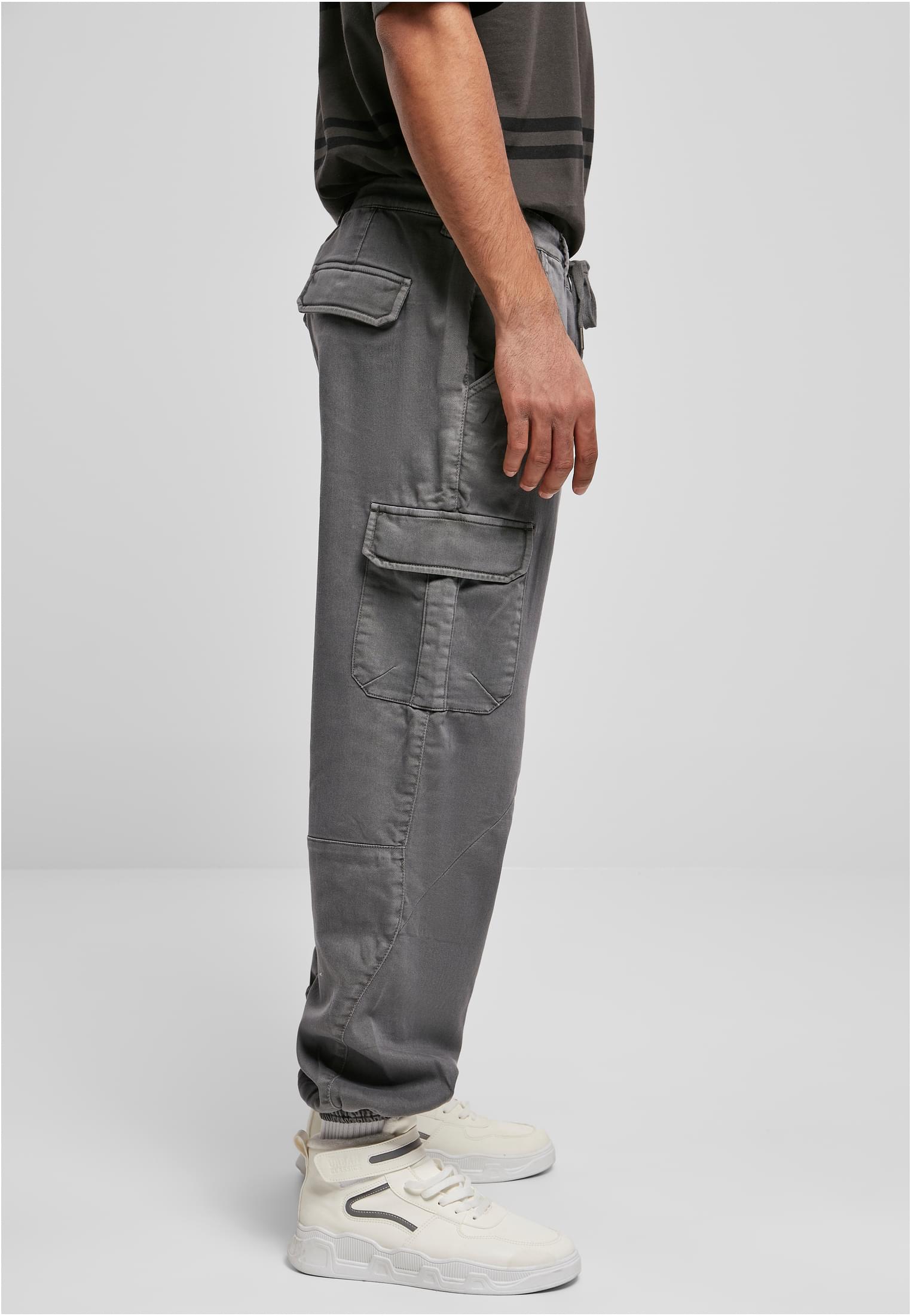 Knitted Cargo Jogging Pants-TB4459 | Weite Hosen