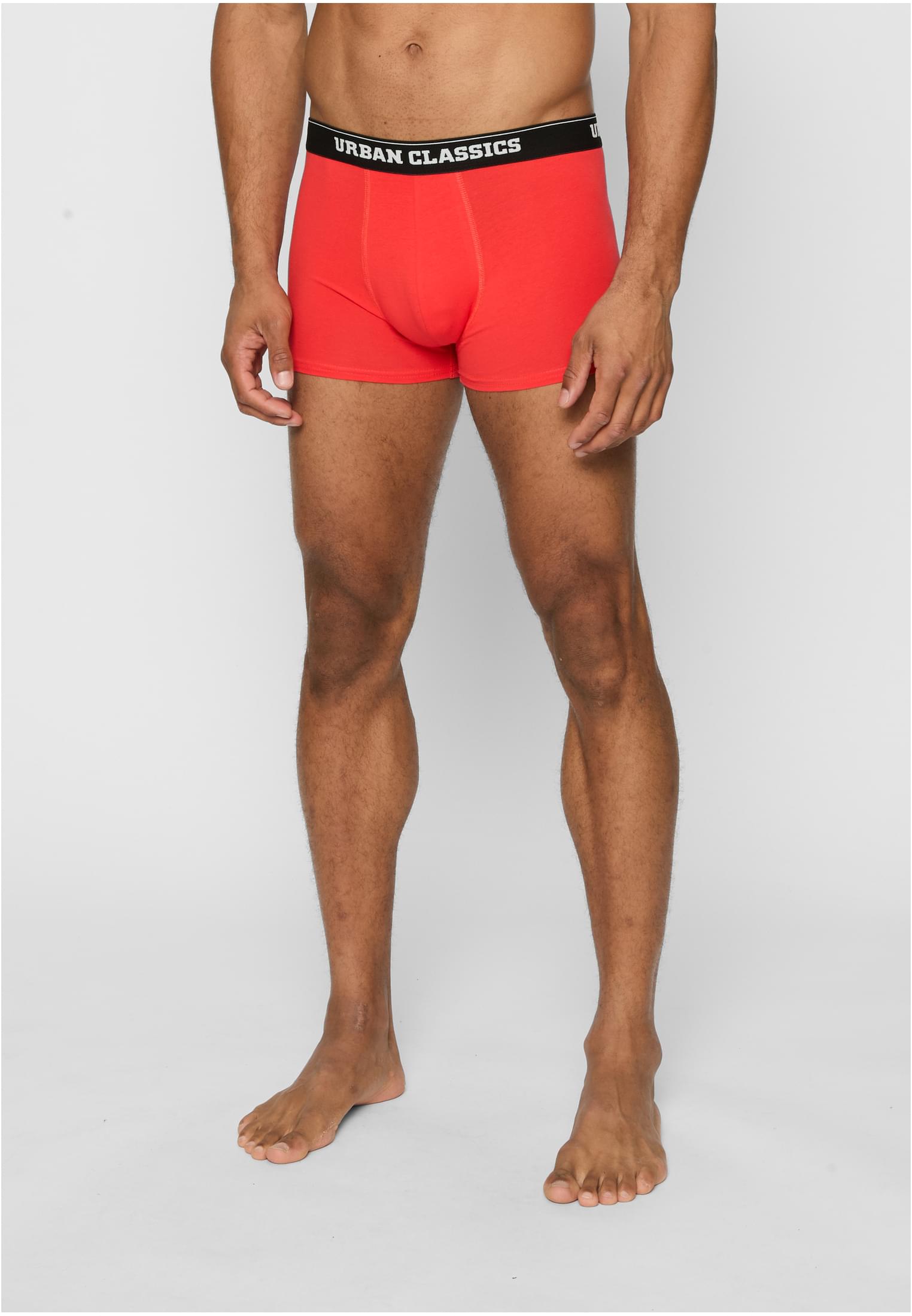 Urban Classics Pantaloncini Essentials X-Mas nicolaus aop+treegreen+popred