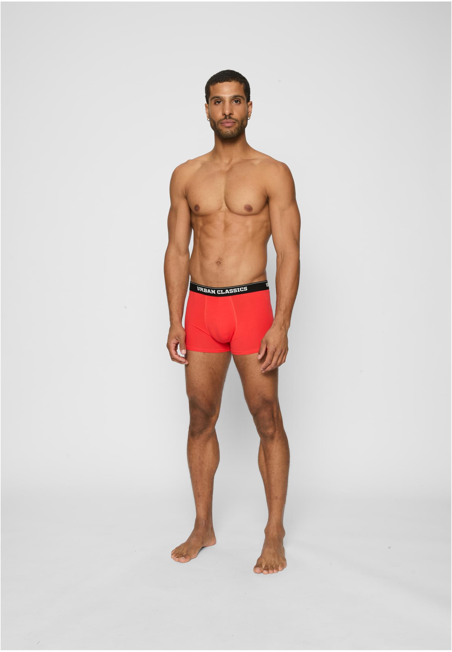 Urban Classics Pantaloncini Essentials X-Mas nicolaus aop+treegreen+popred