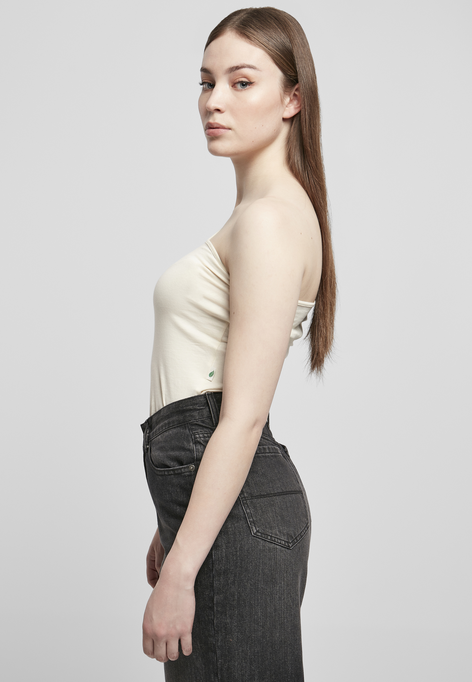 Organic Sleeve One Asymmetric Ladies Body-TB4532