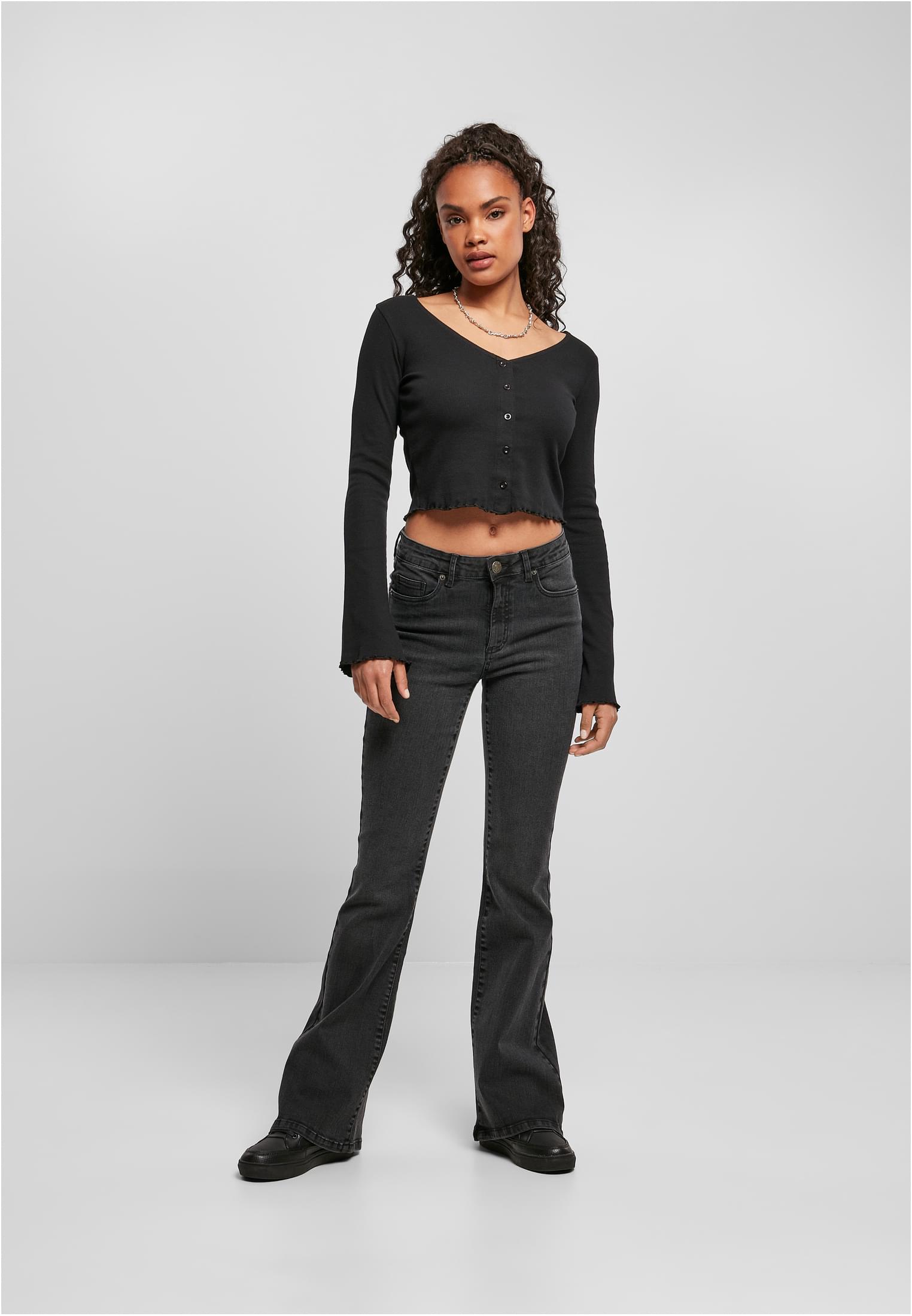 Urban Classics Cardigan Cropped Rib