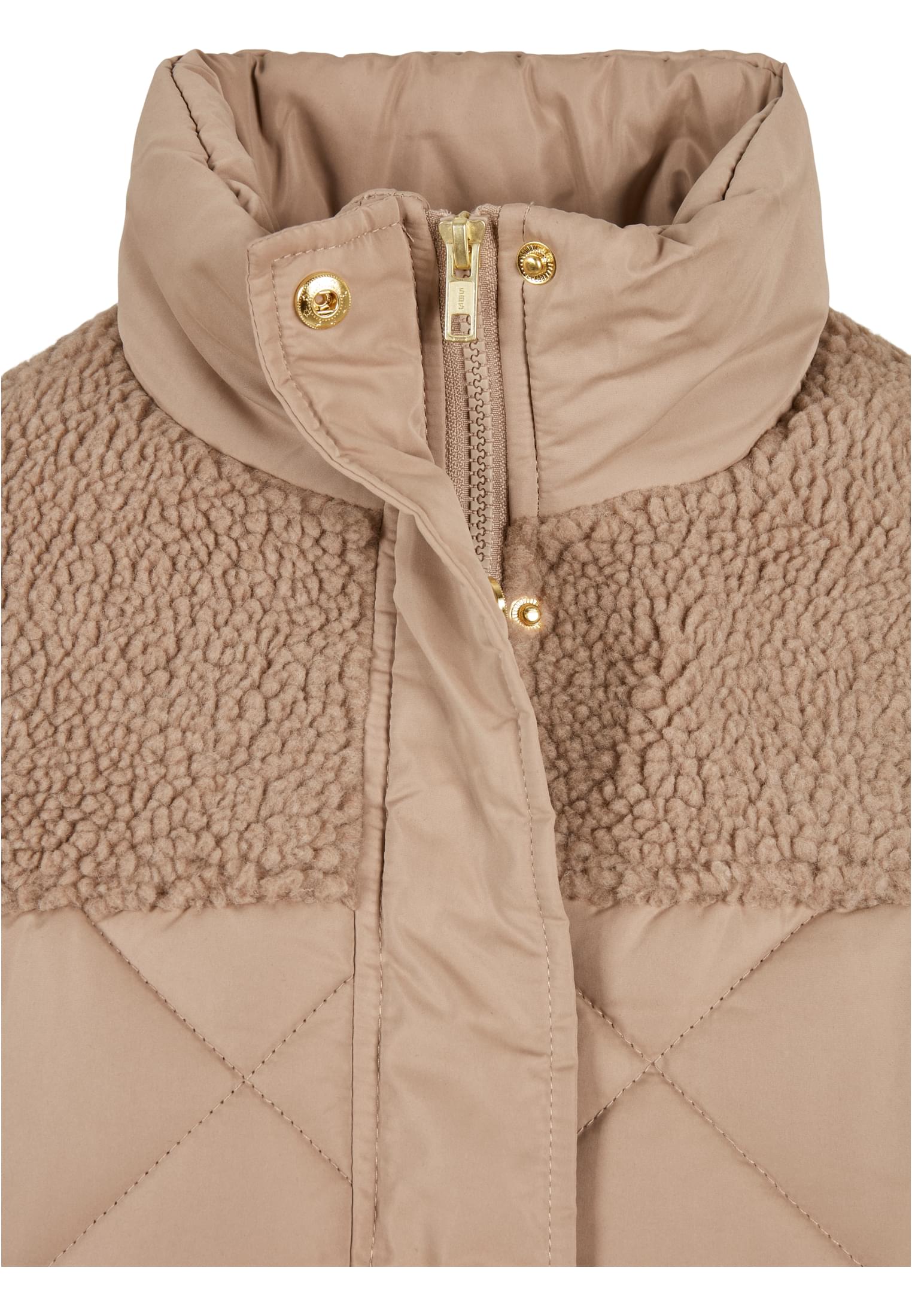Ladies Oversized Diamond Puffer Quilt Jacket-TB4552