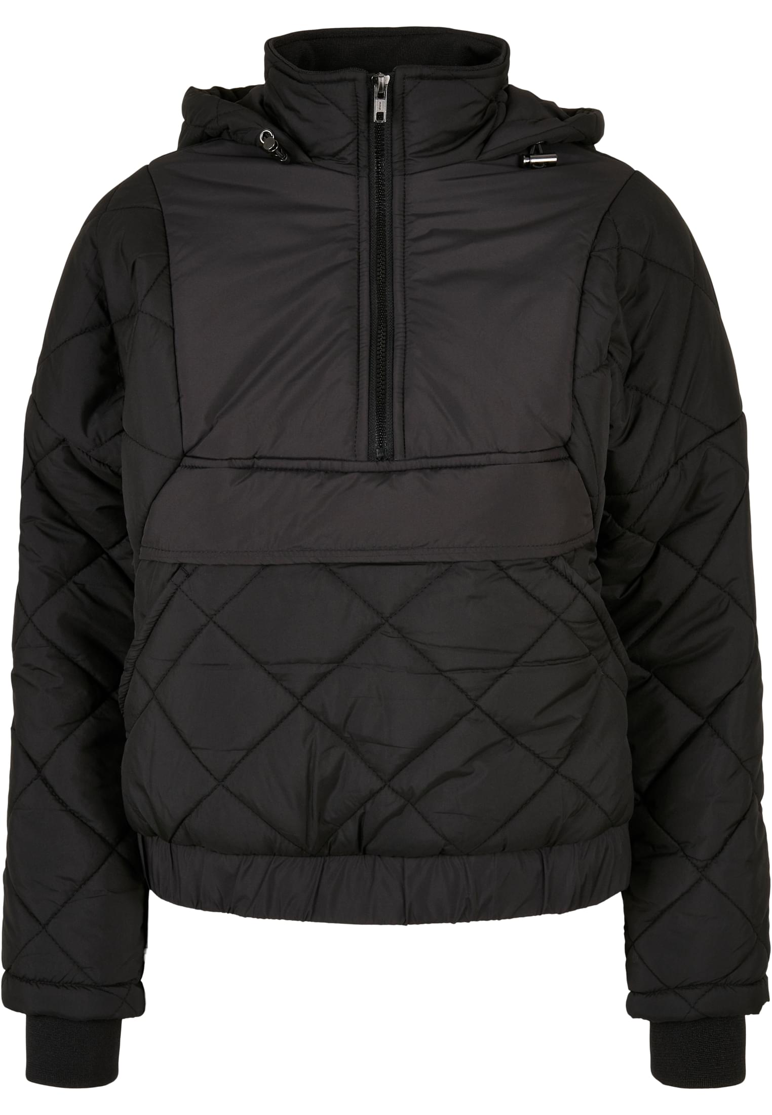 Pull Diamond Oversized Over Ladies Quilted Jacket-TB4555