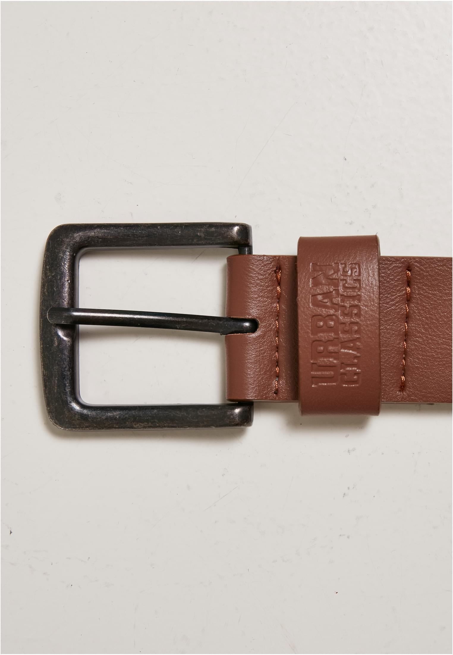 Visita lo Store di Urban ClassicsUrban Classics Imitation Leather Business Belt Cintura Unisex-Adulto 
