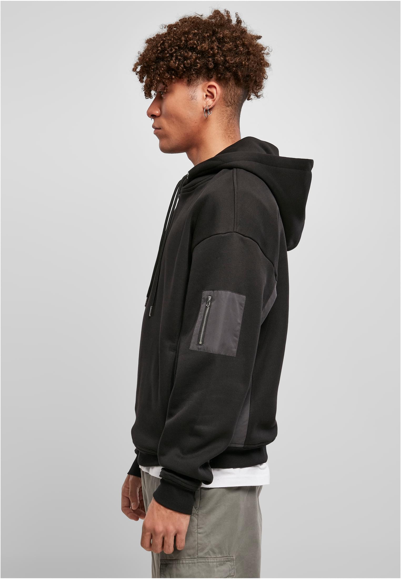 UC Men Felpa con cappuccio Military
