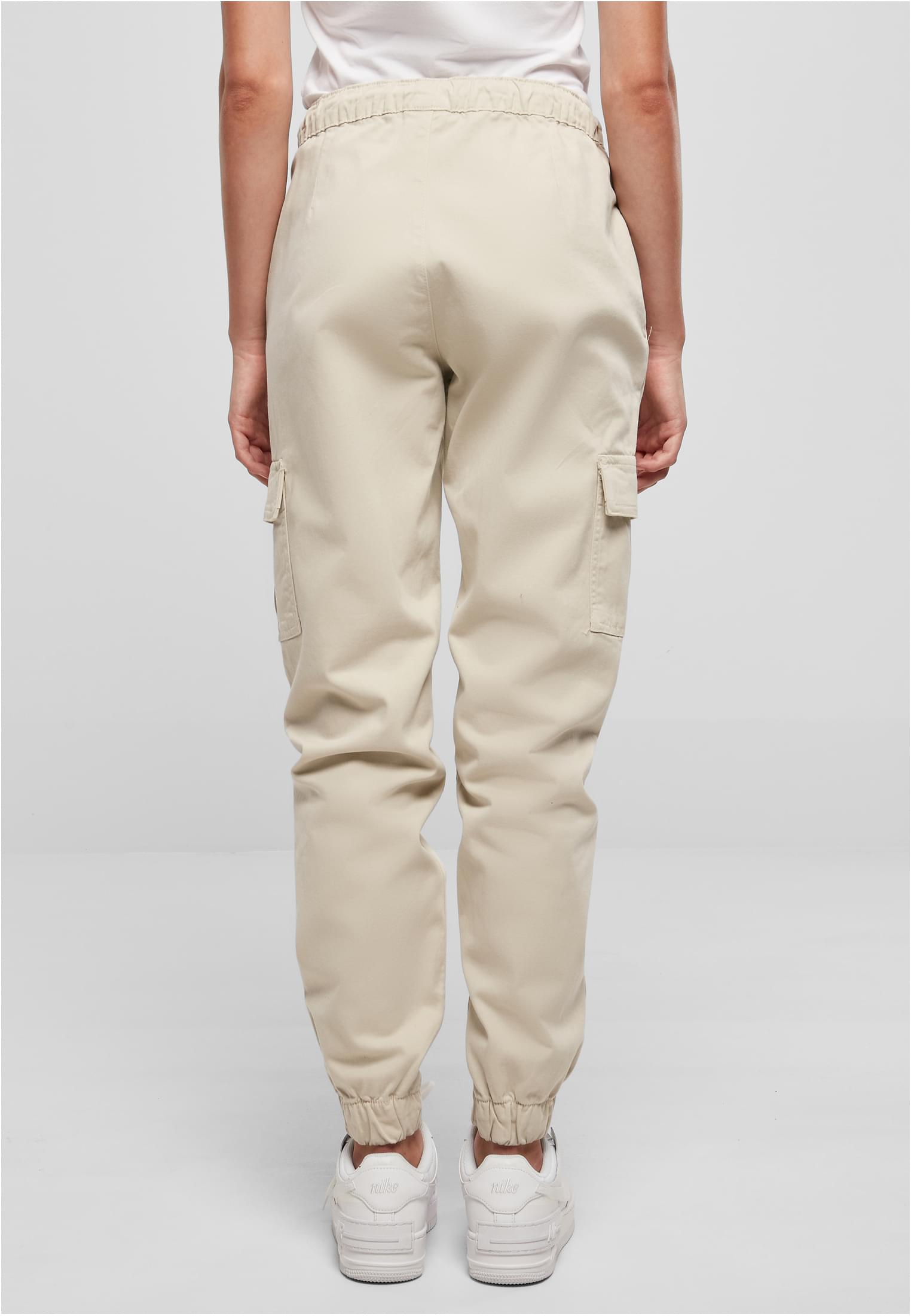 UC Ladies Pantaloni High Waist Cargo Comfort Jogging softseagrass